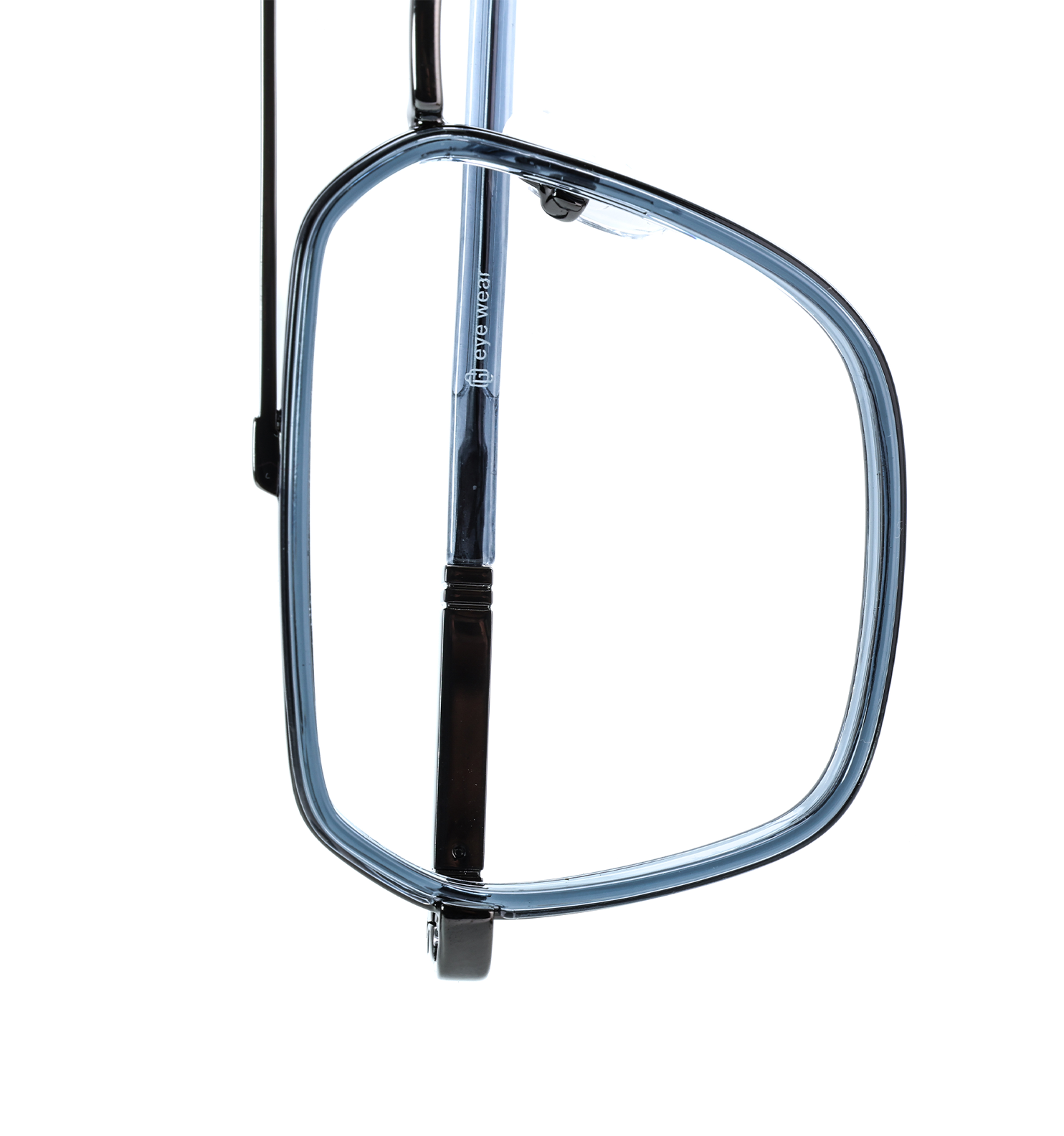 OG Twilight Light Blue & Gunmetal Eyeglasses – Square Full Rim Frame