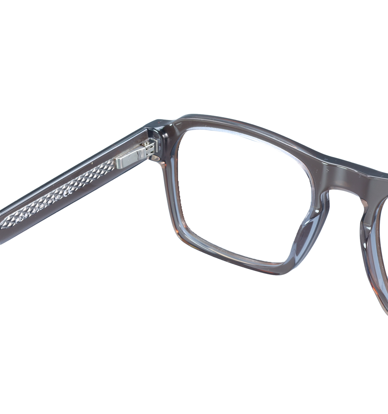 Insider Rectangular Wayfarer Eyeglasses – Unisex Full Rim Frame | Available in Grey, Brown & Blue