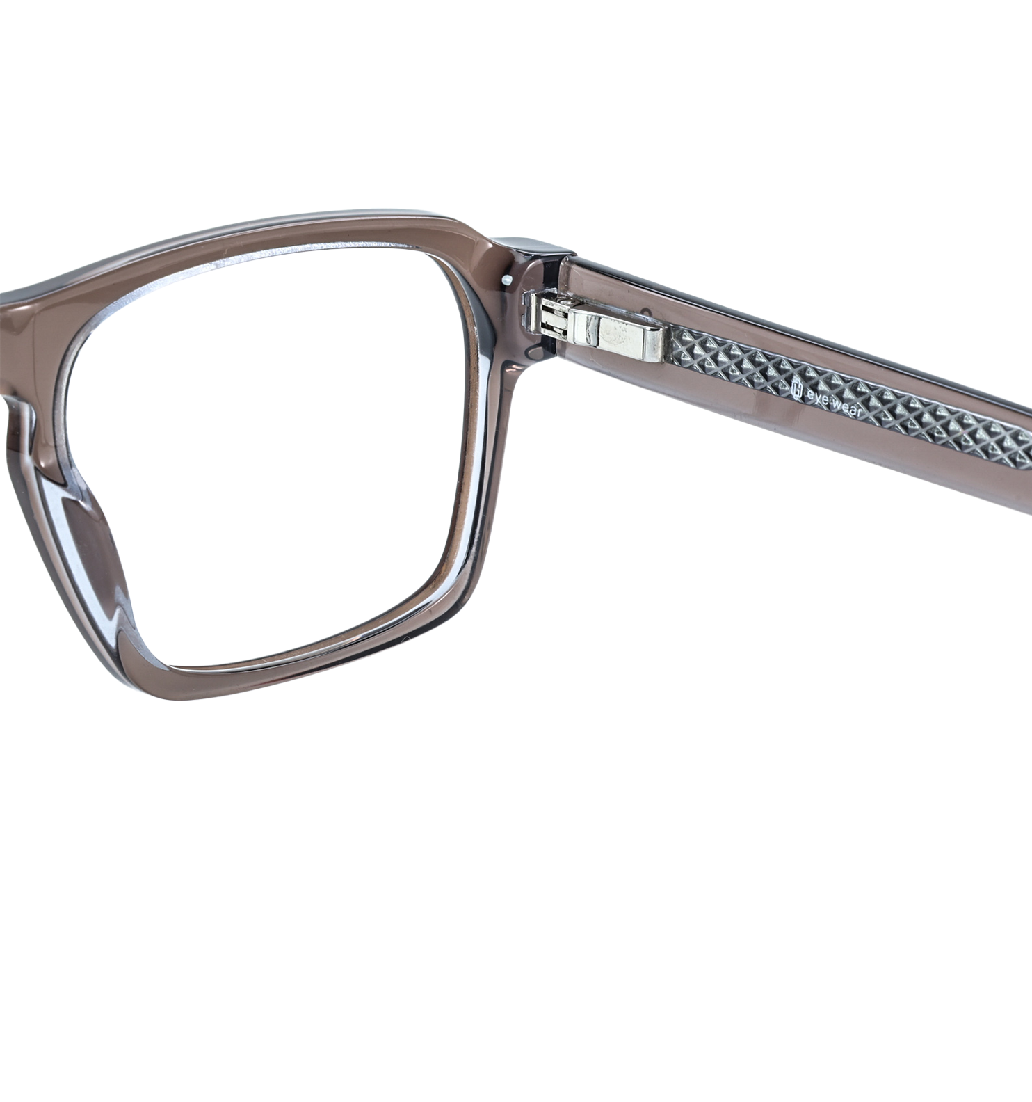 Insider Rectangular Wayfarer Eyeglasses – Unisex Full Rim Frame | Available in Grey, Brown & Blue