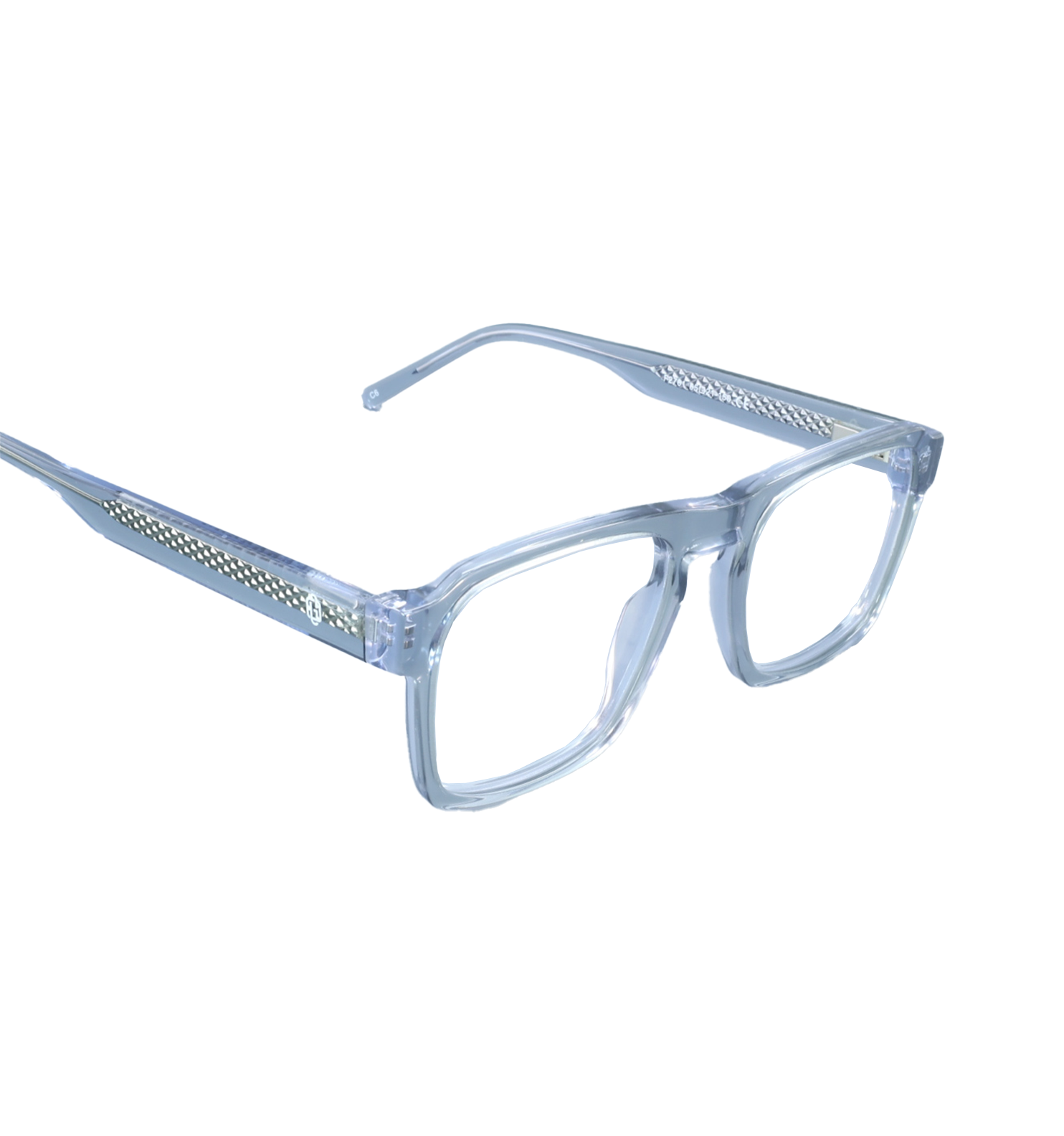 Insider Rectangular Wayfarer Eyeglasses – Unisex Full Rim Frame | Available in Grey, Brown & Blue