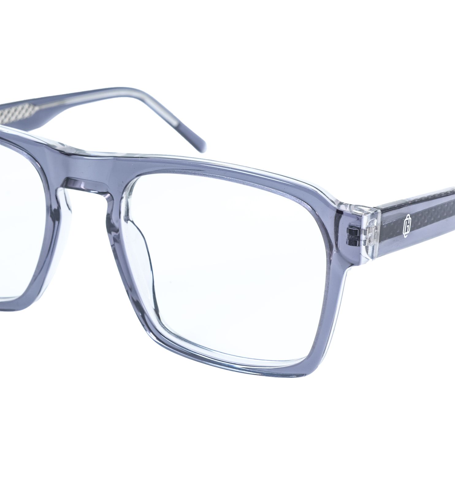Insider Rectangular Wayfarer Eyeglasses – Unisex Full Rim Frame | Available in Grey, Brown & Blue
