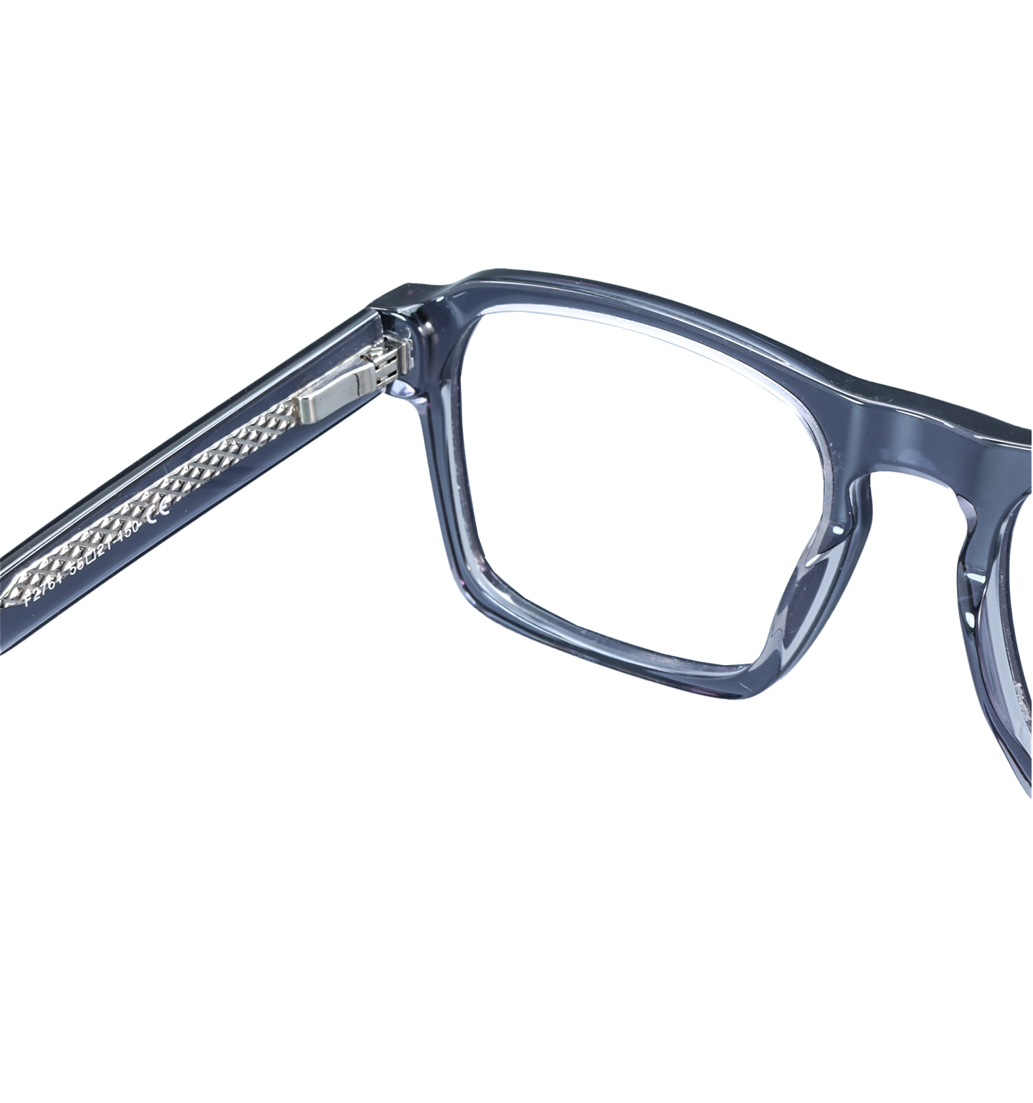 Insider Rectangular Wayfarer Eyeglasses – Unisex Full Rim Frame | Available in Grey, Brown & Blue