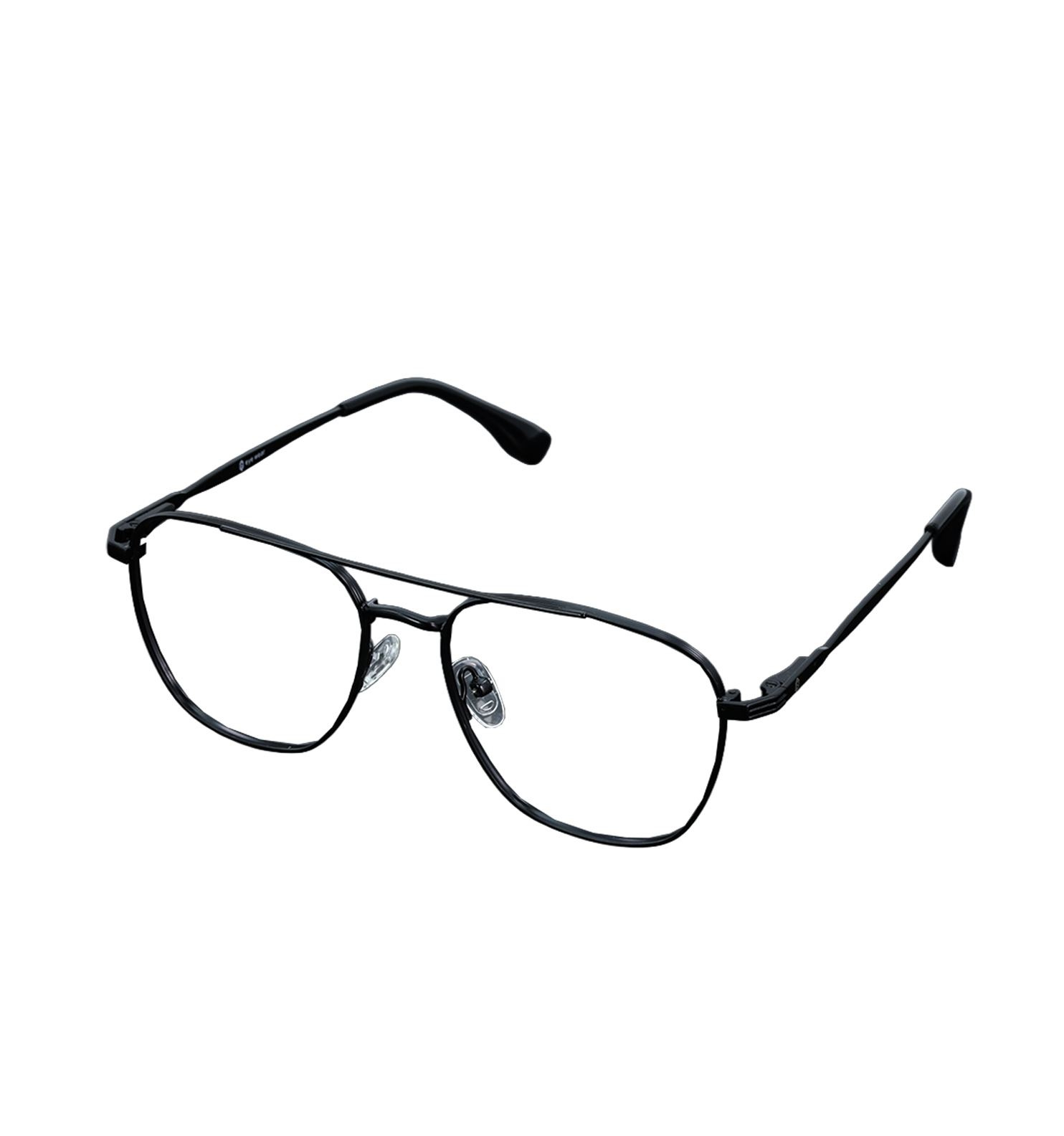 Metal Full Rim Weightless Square Eyeglasses – Ultra-Light Unisex Frame | Available in Black, Blue, Dark Blue & Dark Green