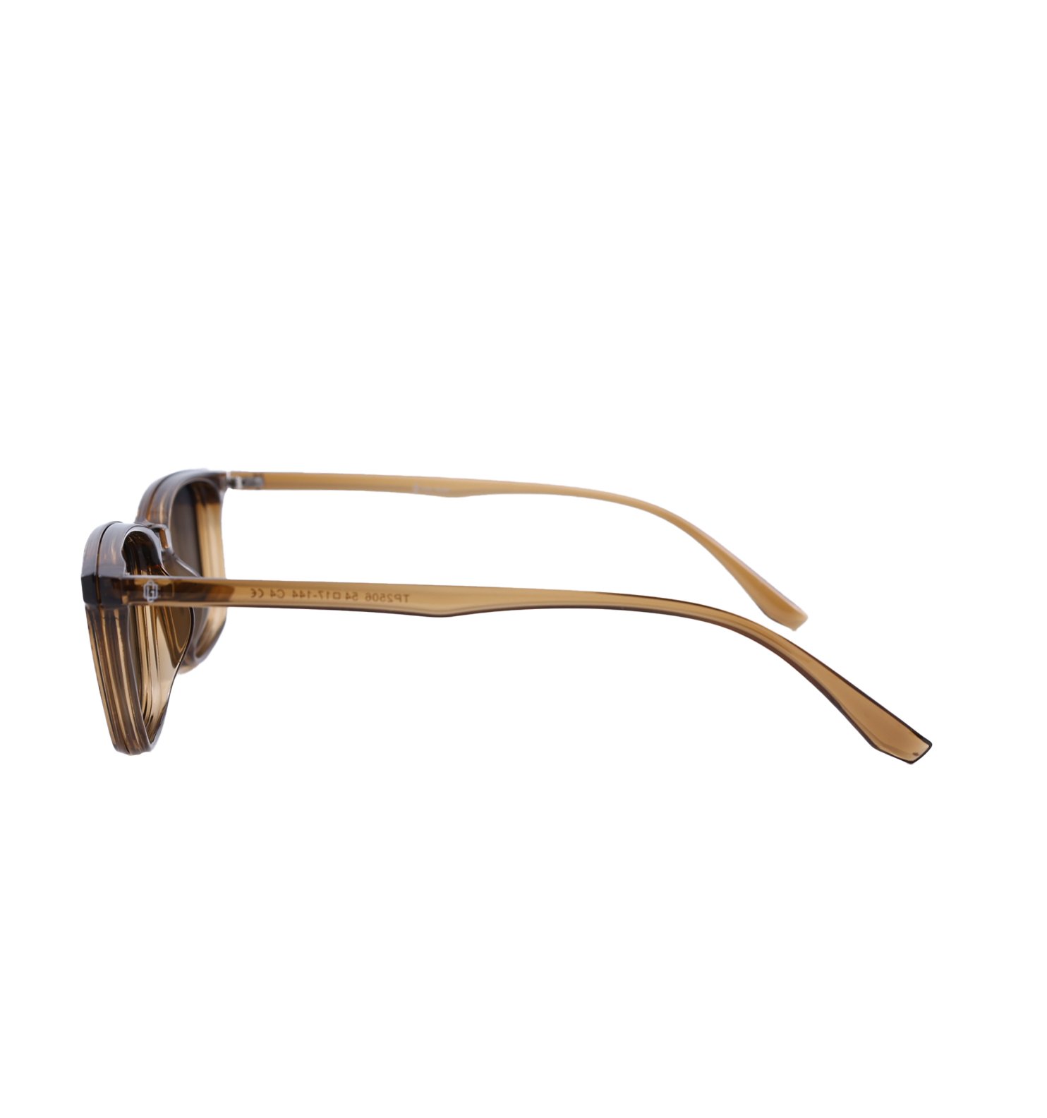 Dual Mode Rectangular Clip-On Glasses with Polarized Magnetic Clip – Unisex 2-in-1 Eyewear | Available in Brown & Silver