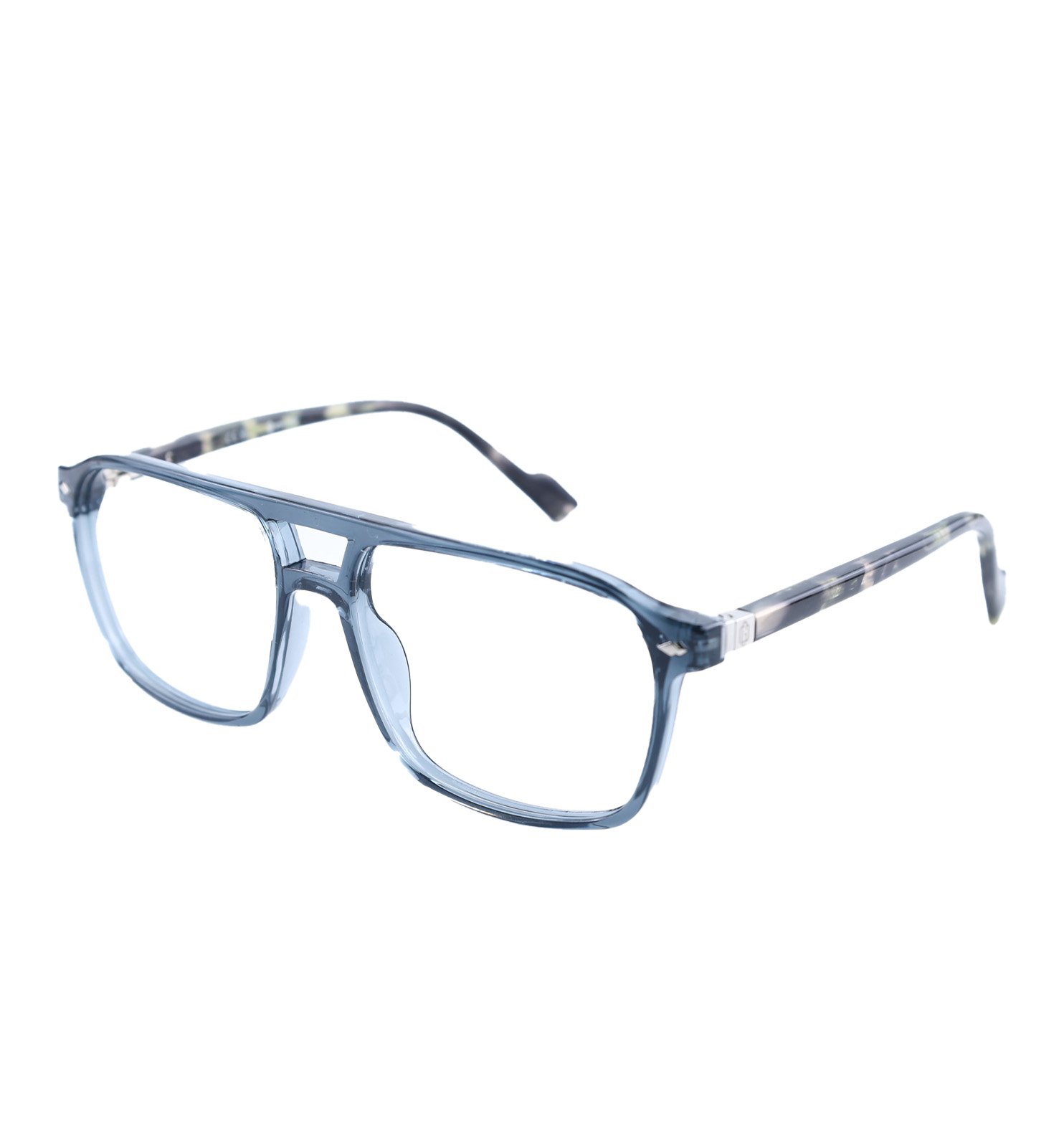 Full Rim Square Acetate Unbreakable Eyeglasses – Lightweight Flexible Frame | Available in Brown & Silver