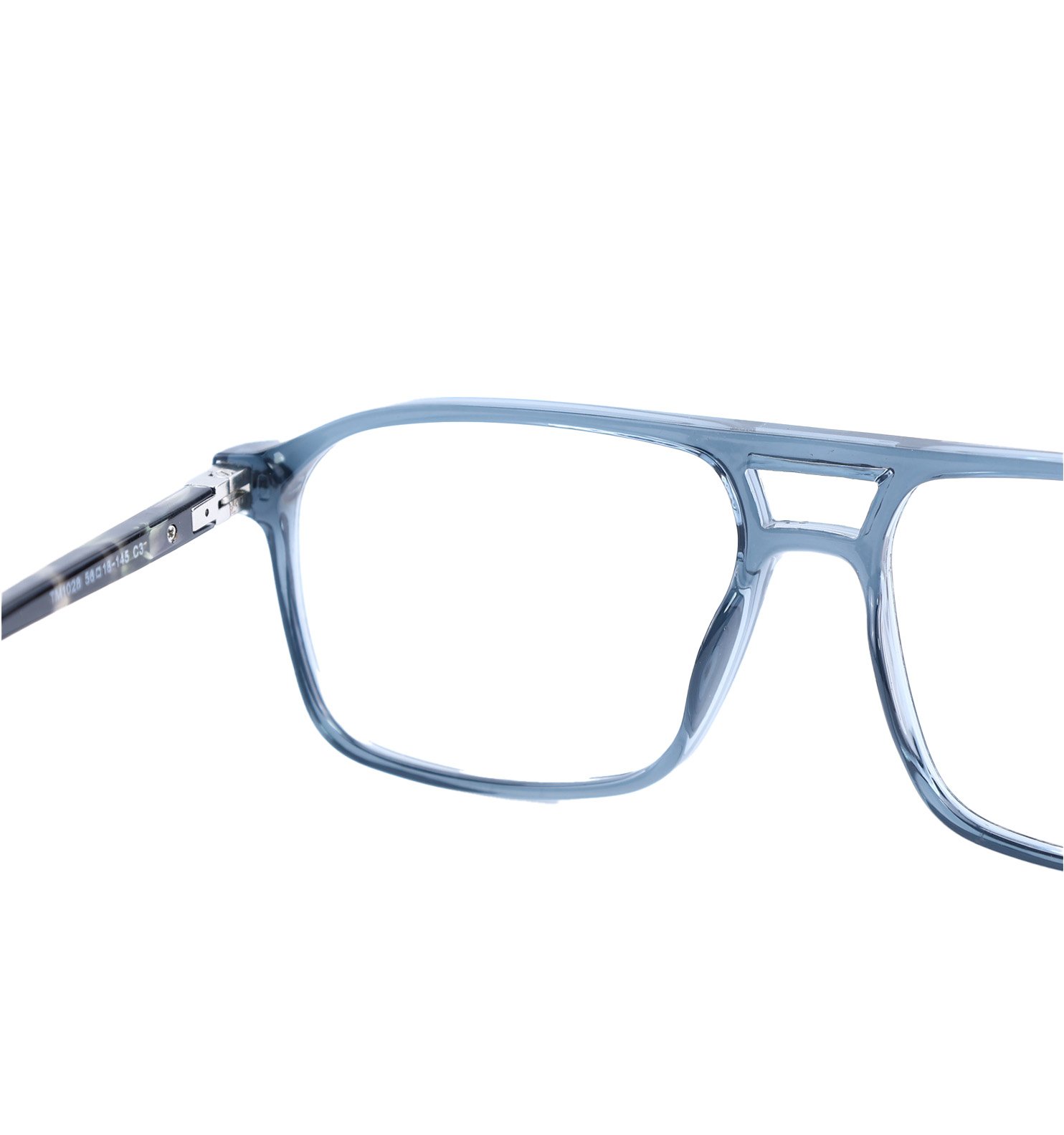 Full Rim Square Acetate Unbreakable Eyeglasses – Lightweight Flexible Frame | Available in Brown & Silver