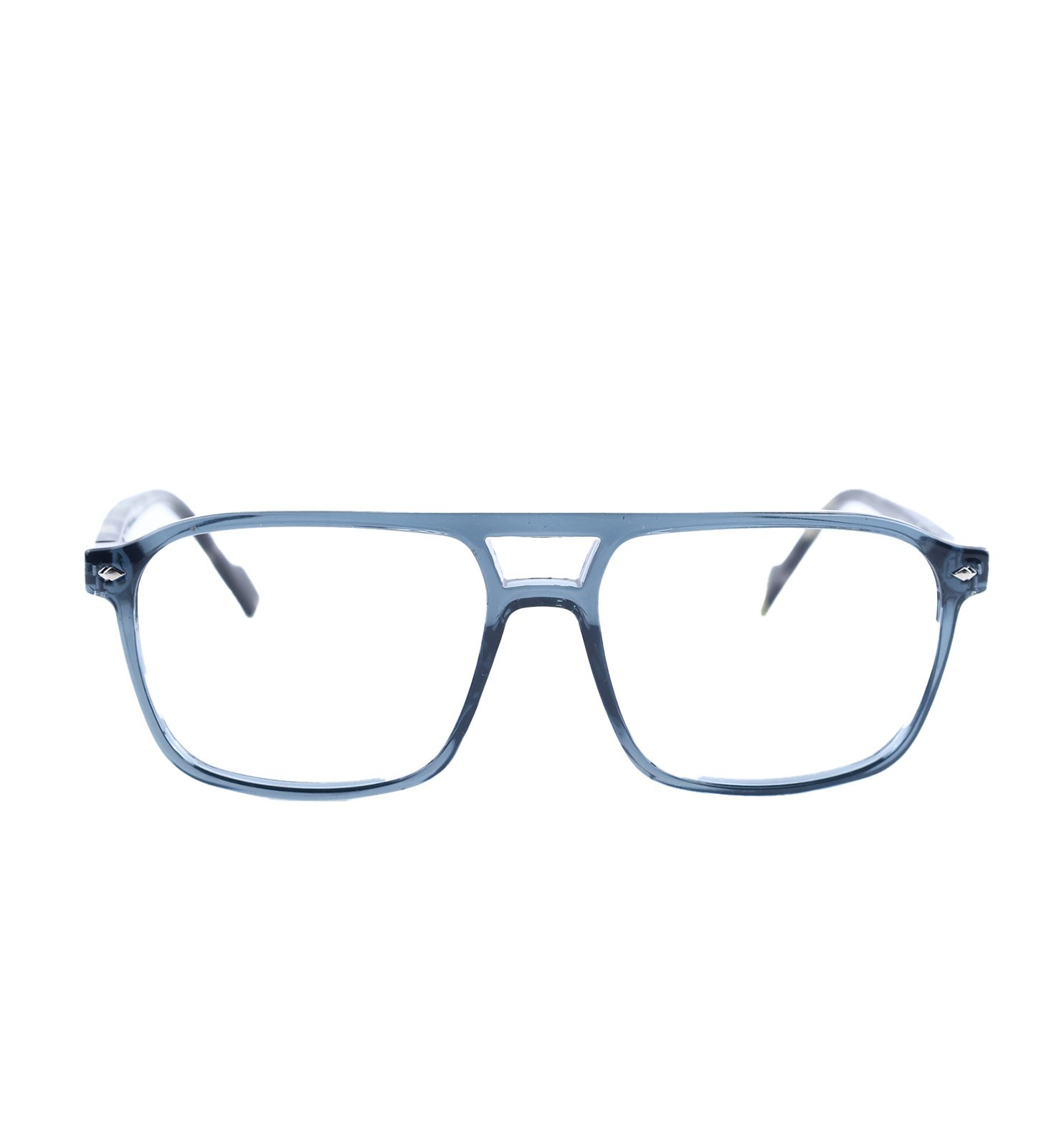 Full Rim Square Acetate Unbreakable Eyeglasses – Lightweight Flexible Frame | Available in Brown & Silver