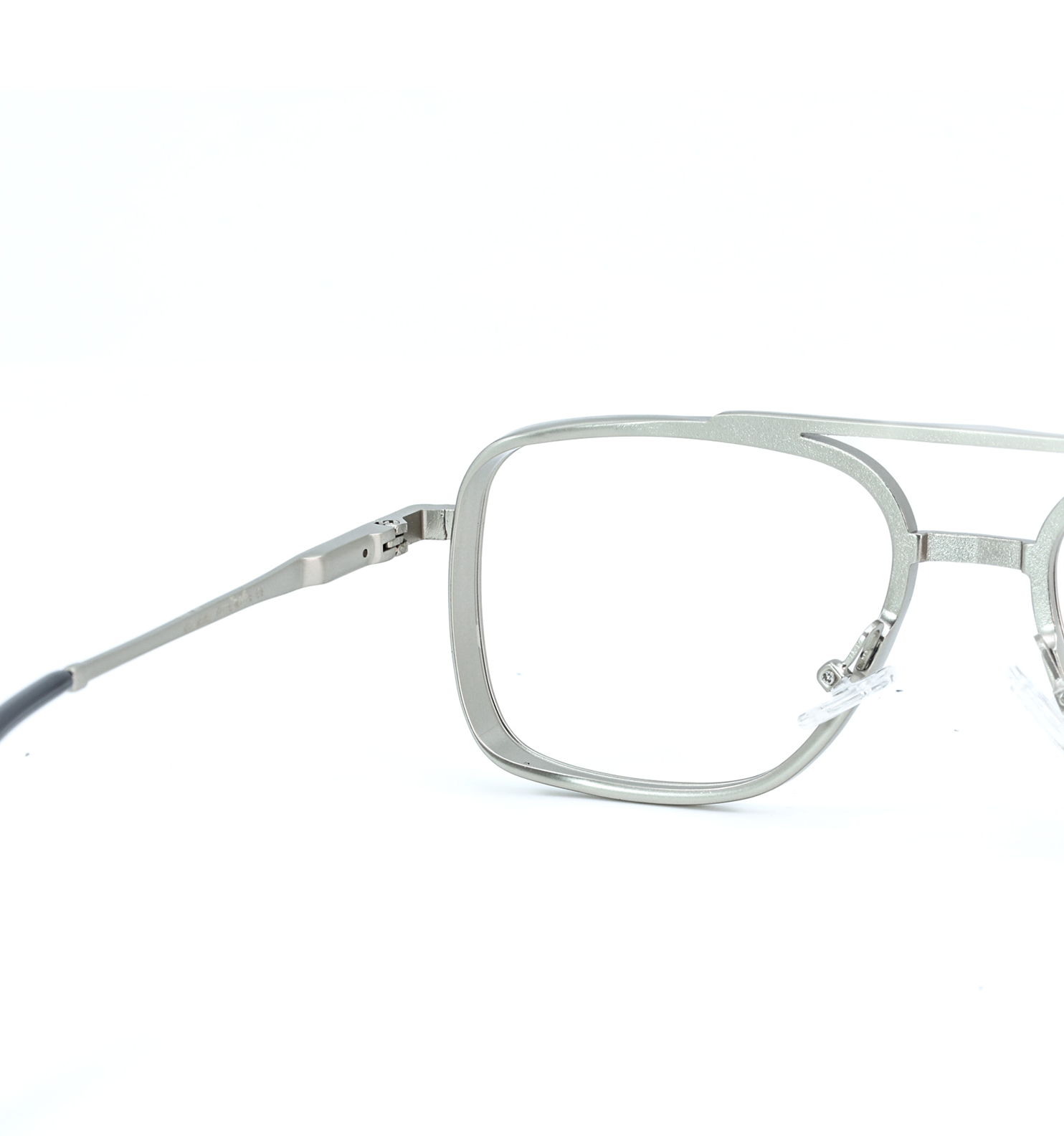 Vintage Square Metal Eyeglasses – OG Retro Full Rim Frame | Available in Black, Golden & Grey