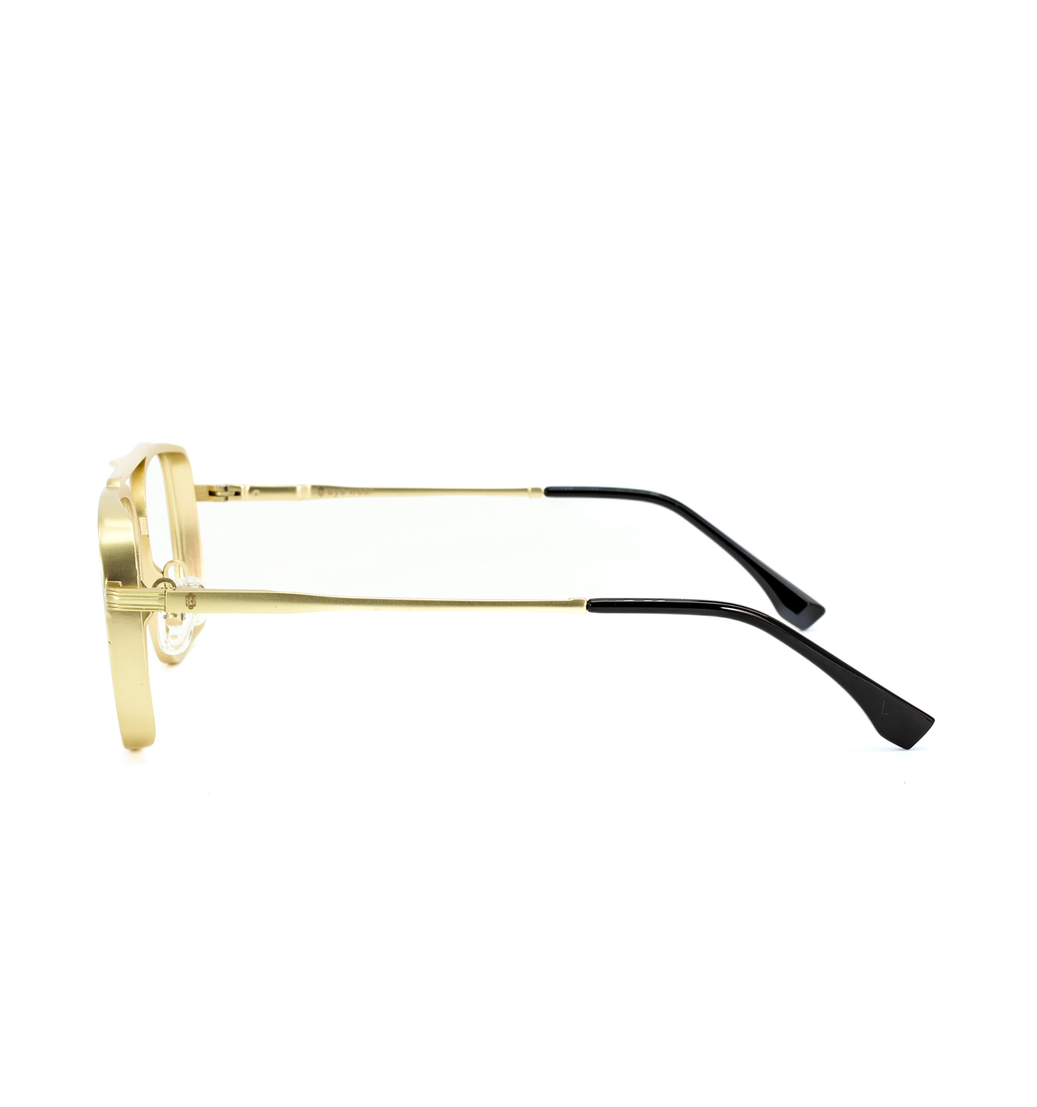 Vintage Square Metal Eyeglasses – OG Retro Full Rim Frame | Available in Black, Golden & Grey