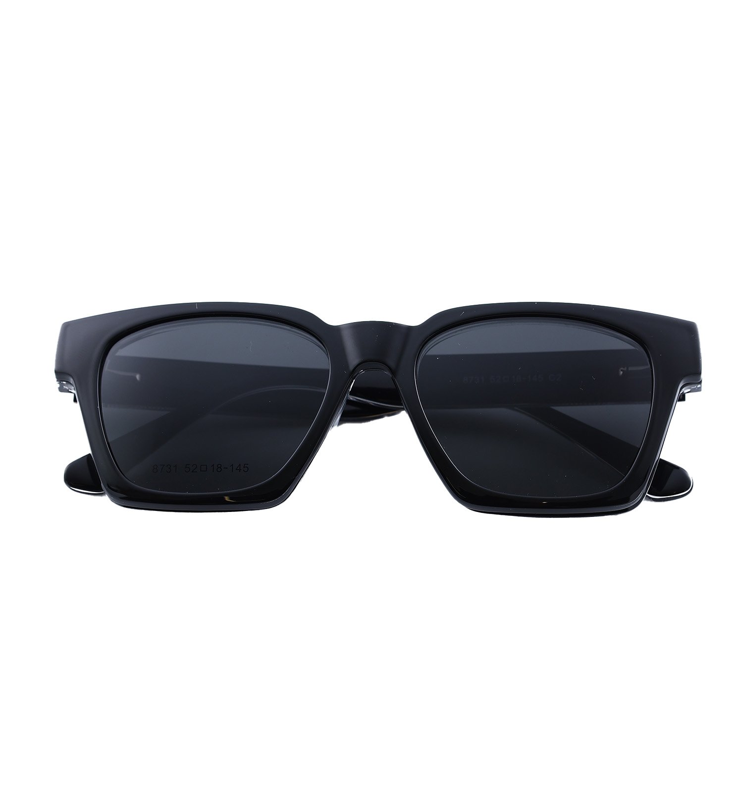 OG Clip Shift Acetate Wayfarer Clip-On Glasses with Polarized Clip – 2-in-1 Eyeglasses | Yellow & Black