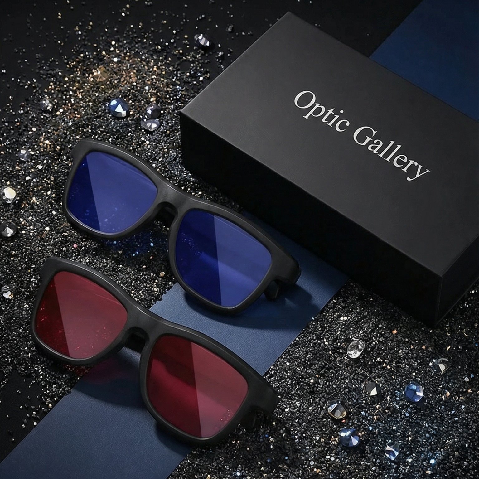 Smart Colour Changing AI Glasses – Intelligent Adaptive Lens Eyewear | Unisex Smart Eyeglasses (Black / Grey)