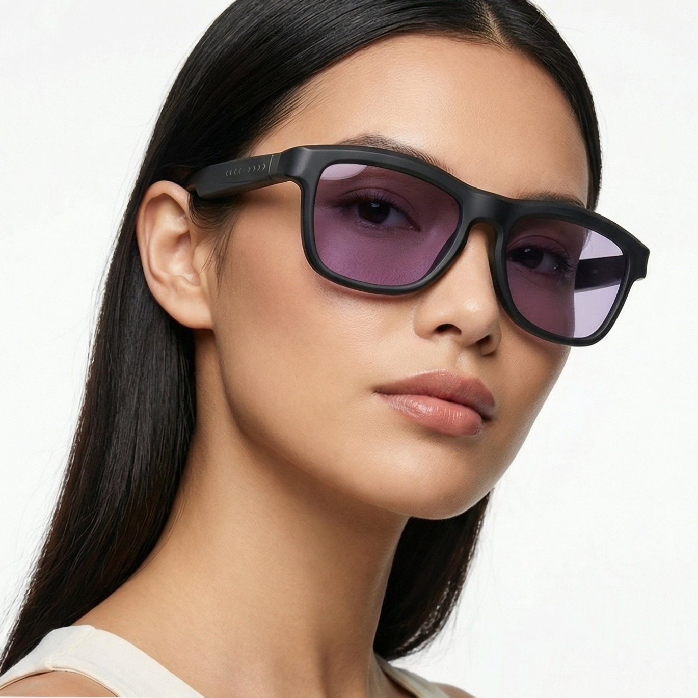 Smart Colour Changing AI Glasses – Intelligent Adaptive Lens Eyewear | Unisex Smart Eyeglasses (Black / Grey)