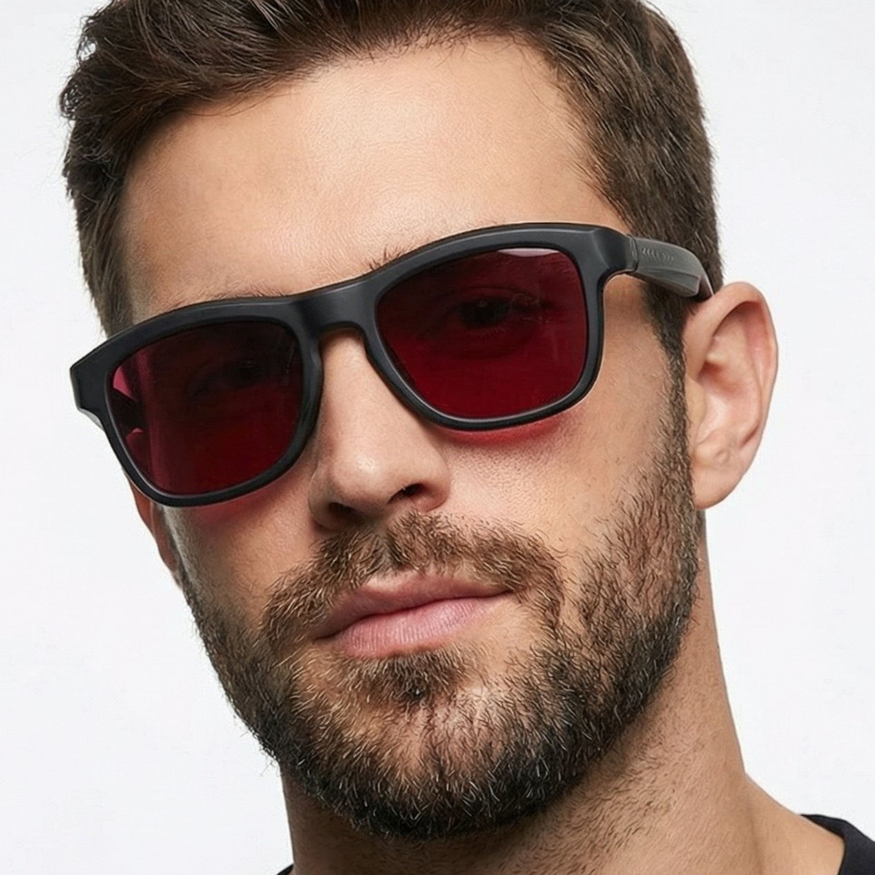 Smart Colour Changing AI Glasses – Intelligent Adaptive Lens Eyewear | Unisex Smart Eyeglasses (Black / Grey)