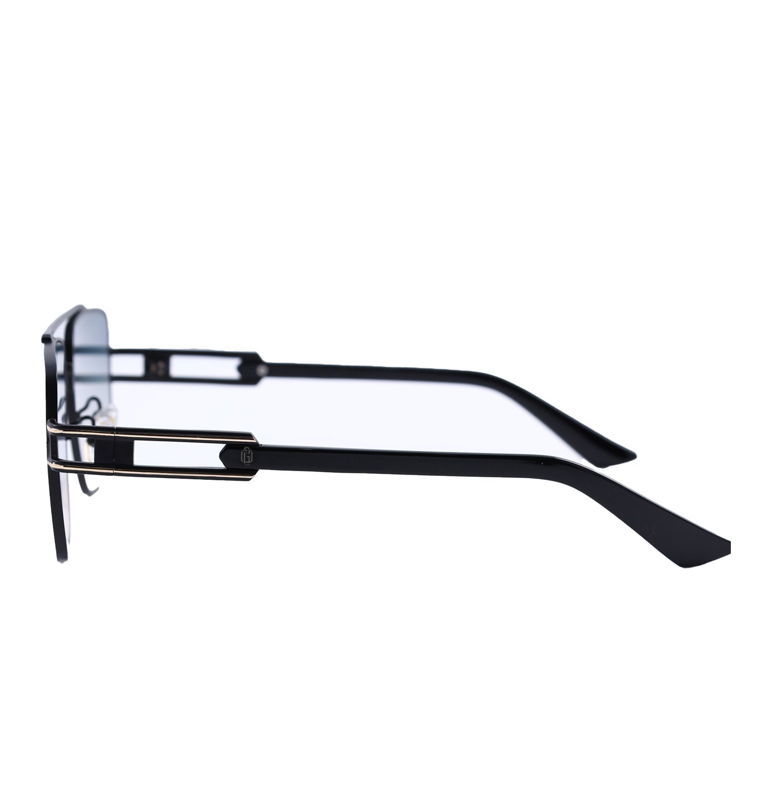 OG Aero Square Full Rim Metal Sunglasses – Bold Square Frame (Black, Blue, Grey)