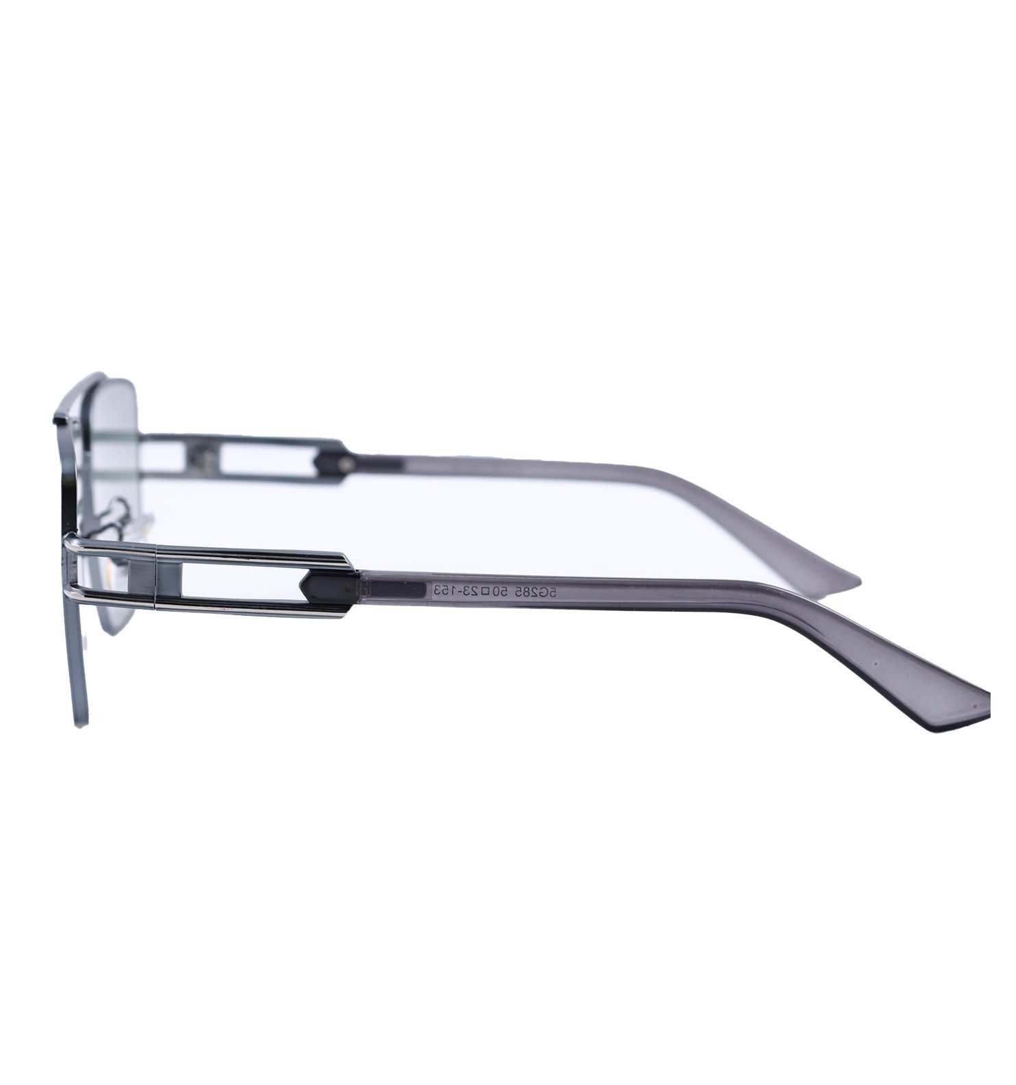 OG Aero Square Full Rim Metal Sunglasses – Bold Square Frame (Black, Blue, Grey)