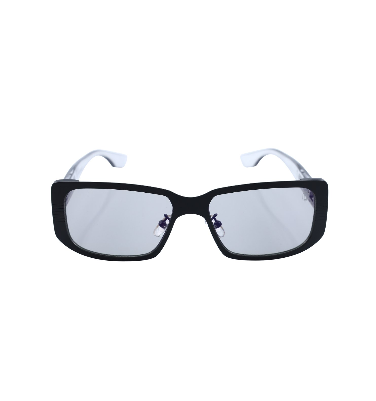 Aura Frame Full Rim Metal Rectangular Sunglasses – Elegant Everyday Shades (Black, Grey, Rose)