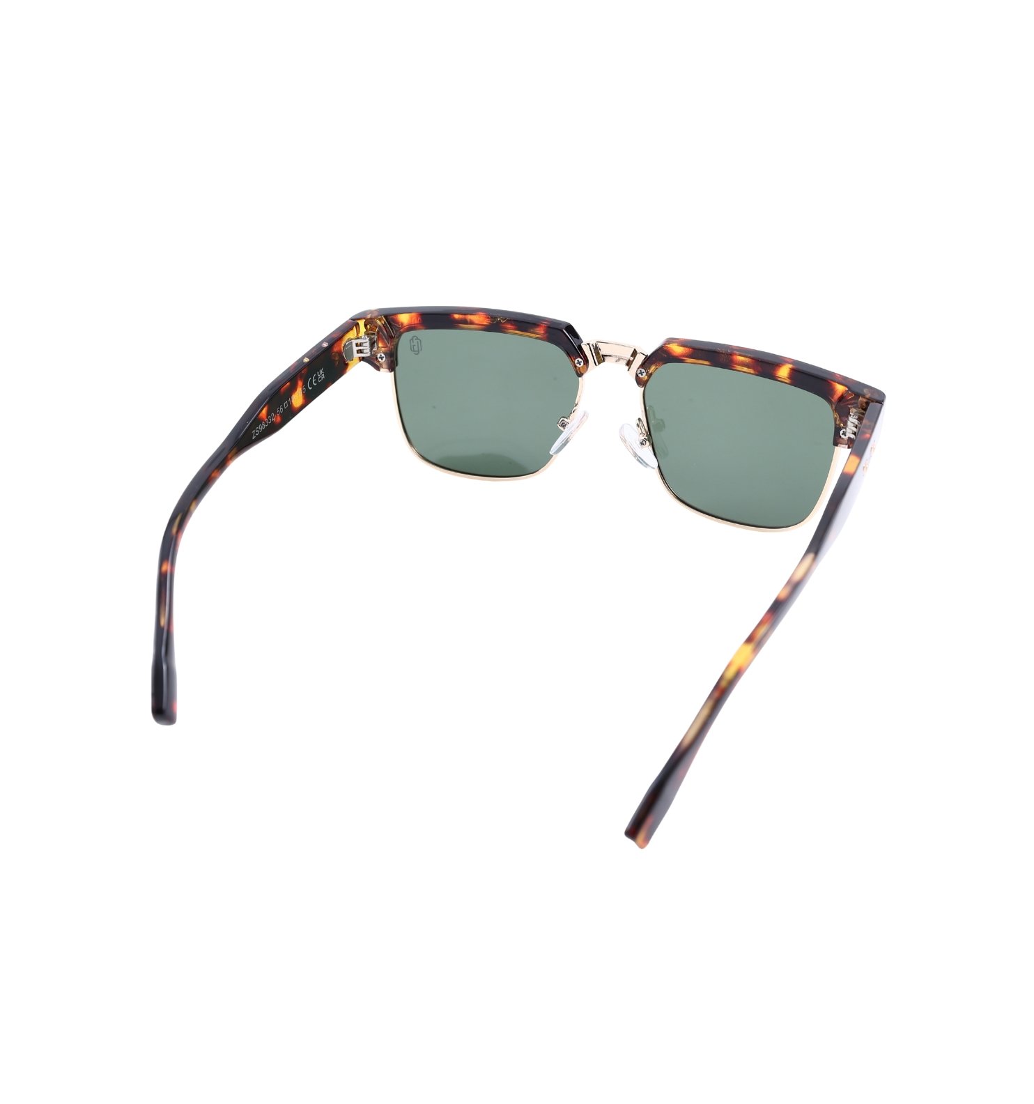 Club Master OG Retro Craft Full Rim Unisex Sunglasses – Classic Vintage Style (Black, Green Shade, Yellow)