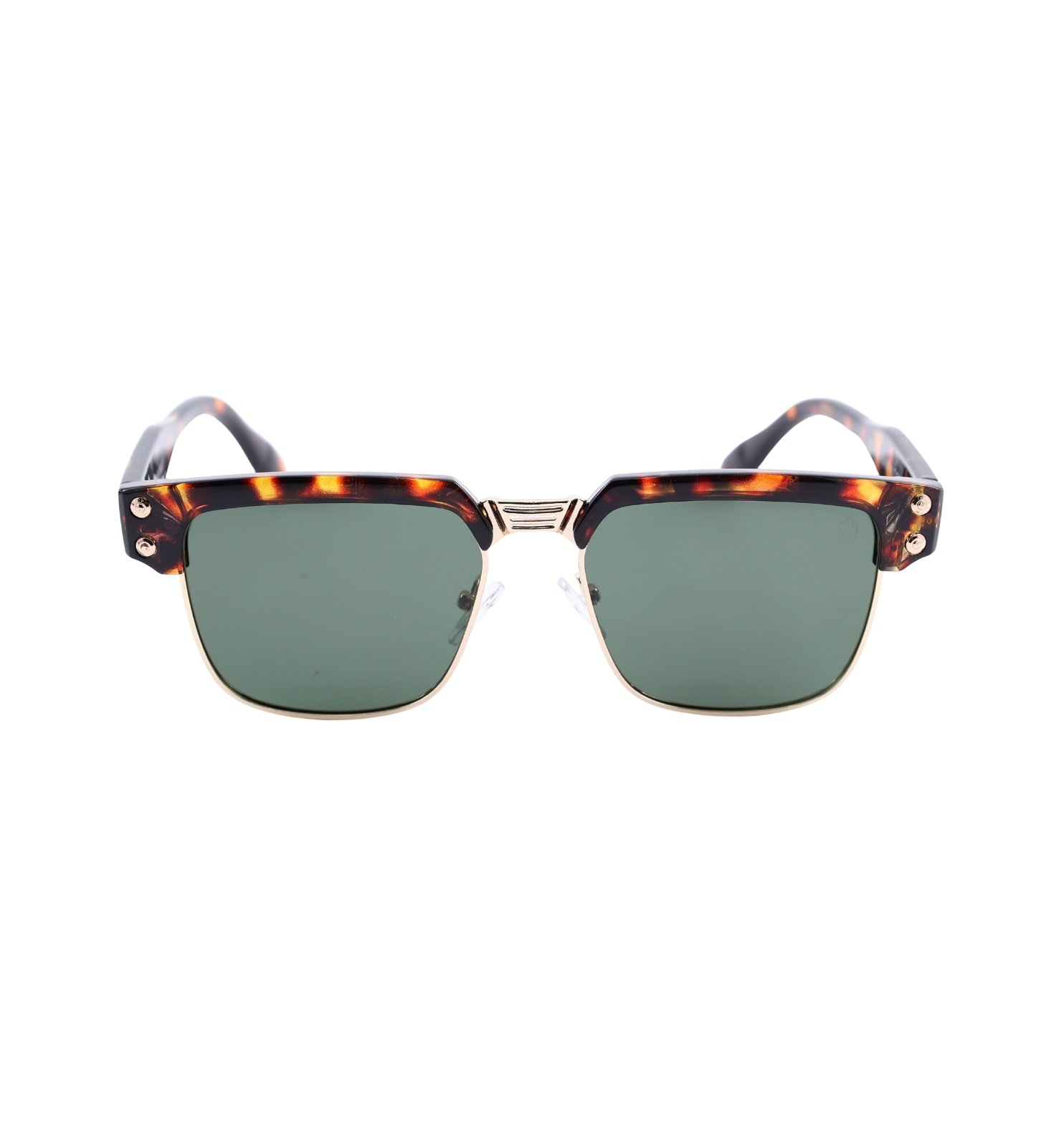 Club Master OG Retro Craft Full Rim Unisex Sunglasses – Classic Vintage Style (Black, Green Shade, Yellow)