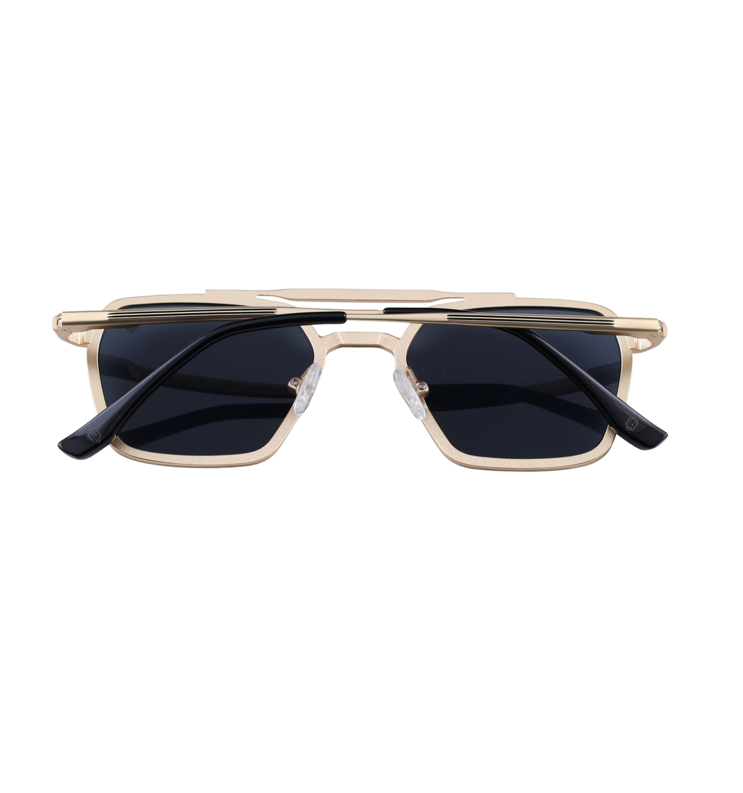 Metal Square Sunglasses MN KSL-98389 – Full Rim (Gold / Black)