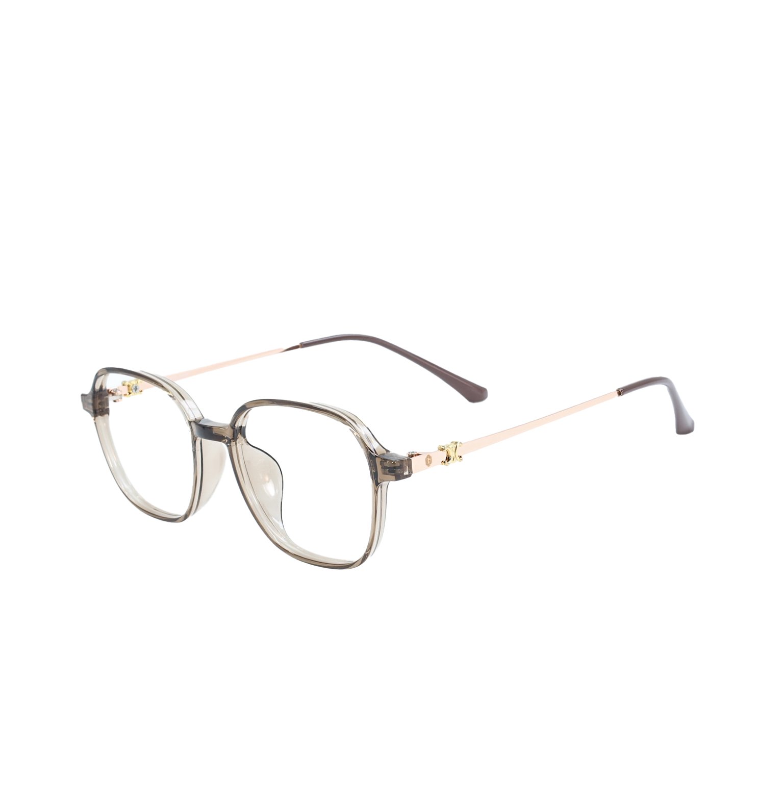 Neo Round Full Rim Eyeglasses for Women – Stylish Lightweight Frame (Black, Brown, Red)