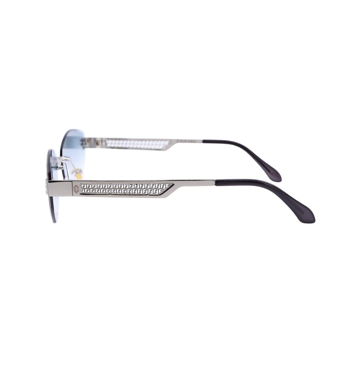 OG Aero Lite Rimless Sunglasses for Women – Ultra-Lightweight Stylish Shades (Blue, Brown)