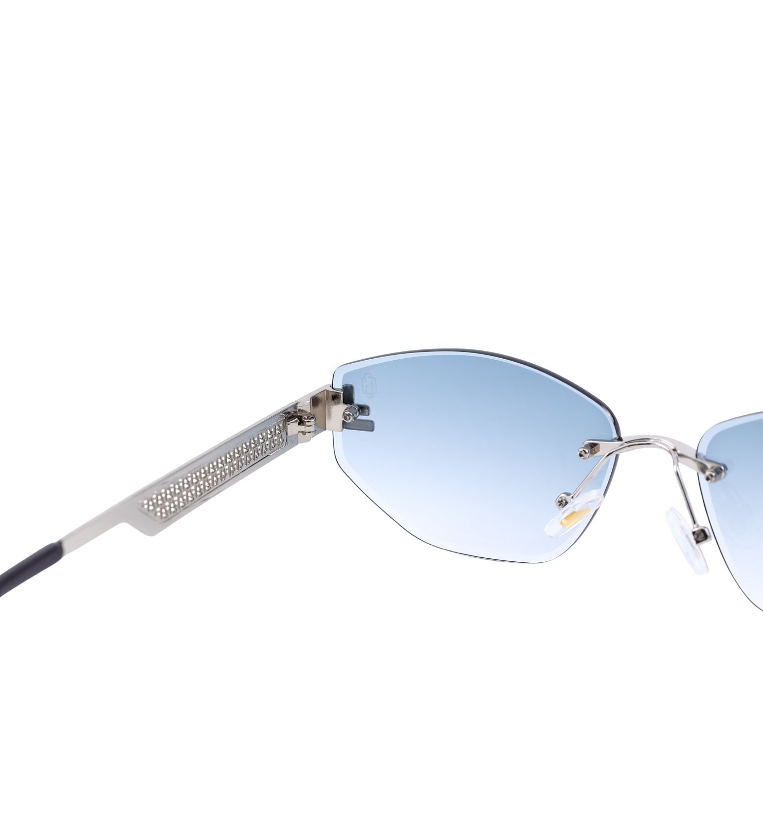 OG Aero Lite Rimless Sunglasses for Women – Ultra-Lightweight Stylish Shades (Blue, Brown)