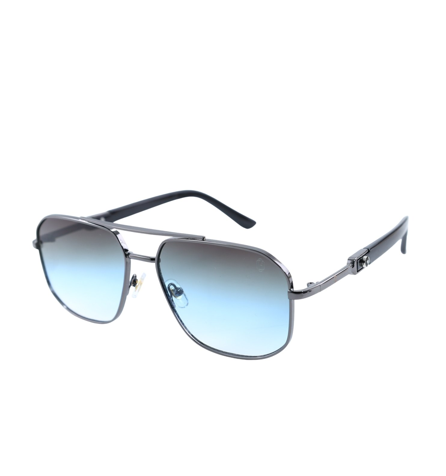 Full Rim Metal Wayfarer Sunglasses with UV400 – Classic Street Style Shades (Black, Blue, Maroon)