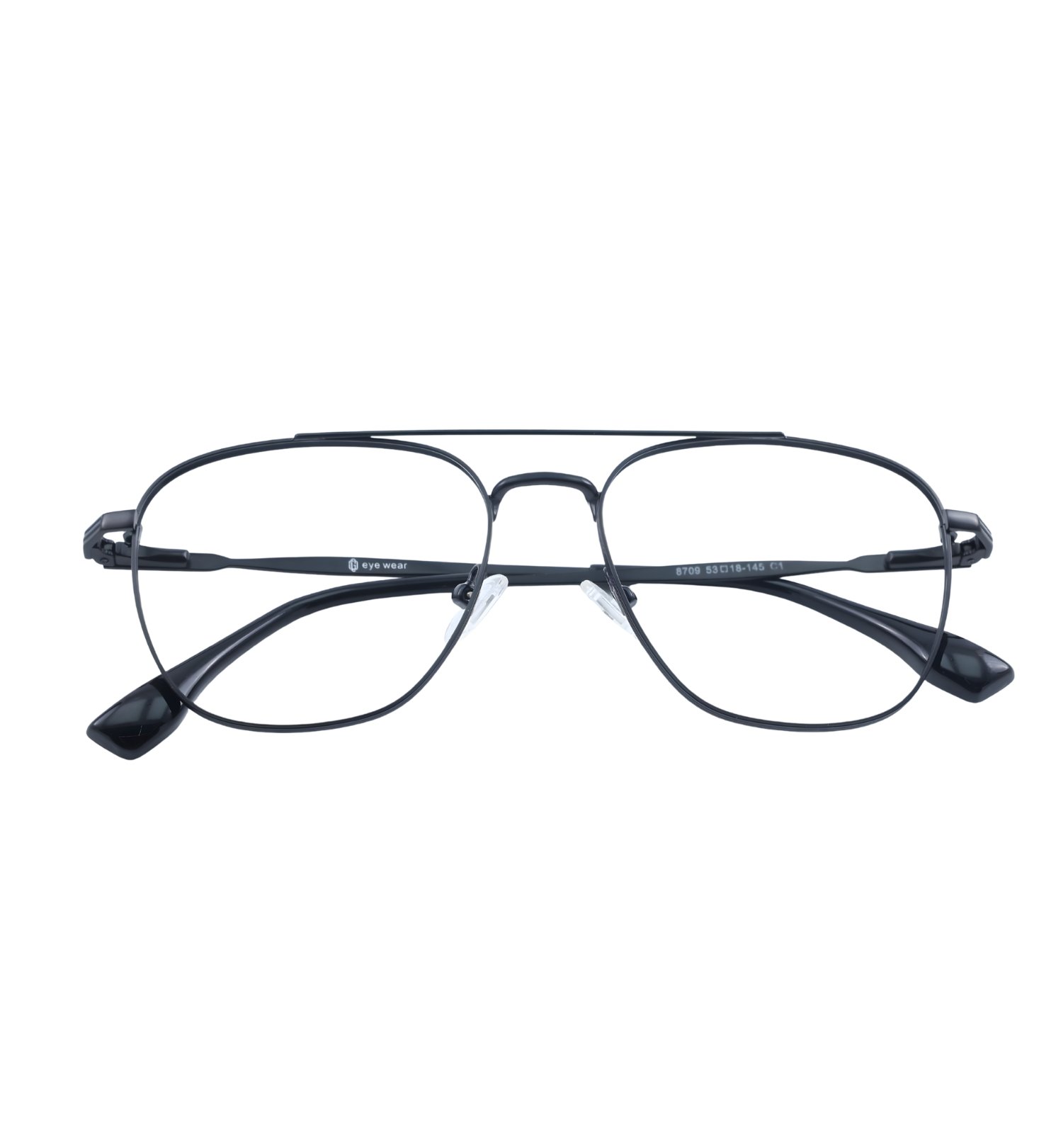 Air Flex Metal Eyeglasses – Lightweight Full Rim Square Frame for Men & Women (Black, Blue, Green)