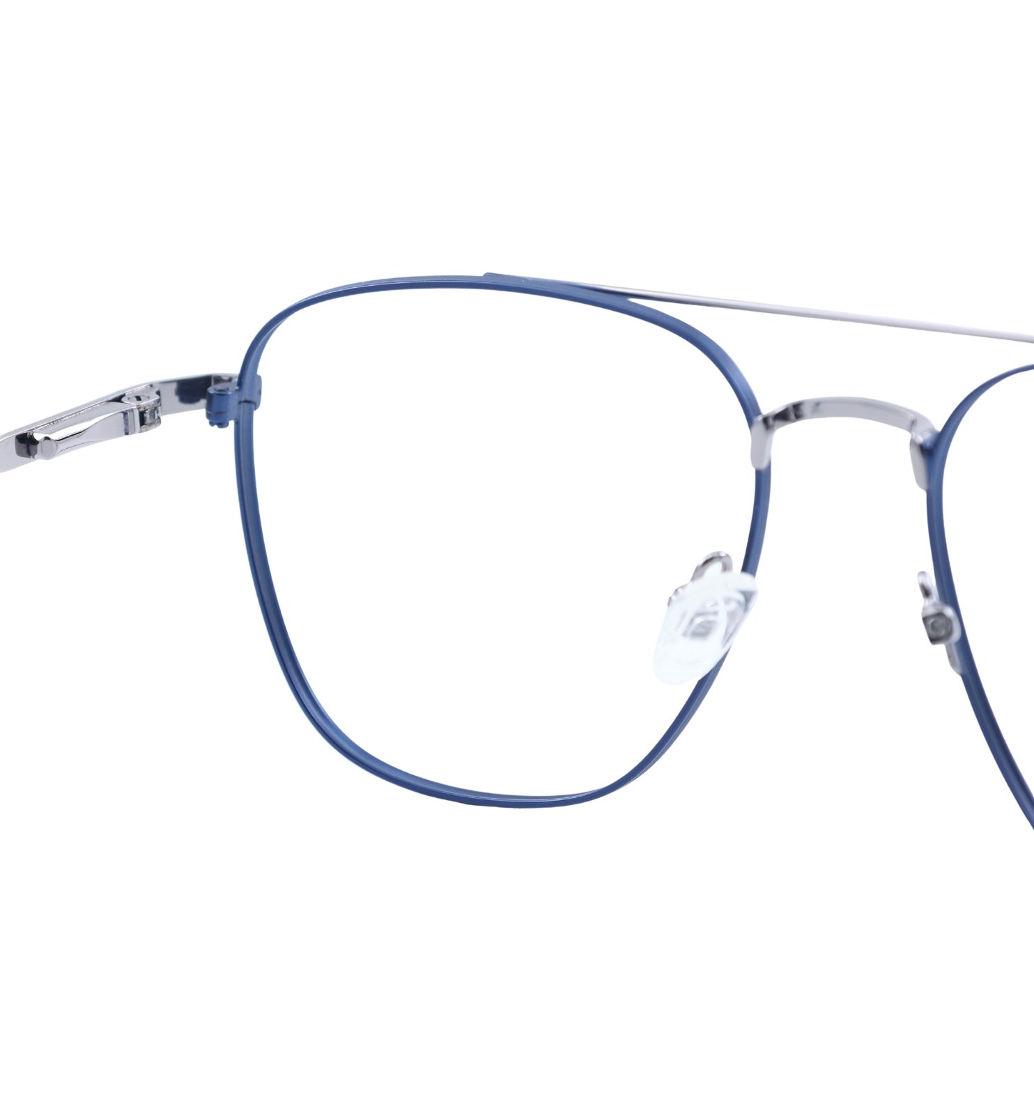 Air Flex Metal Eyeglasses – Lightweight Full Rim Square Frame for Men & Women (Black, Blue, Green)