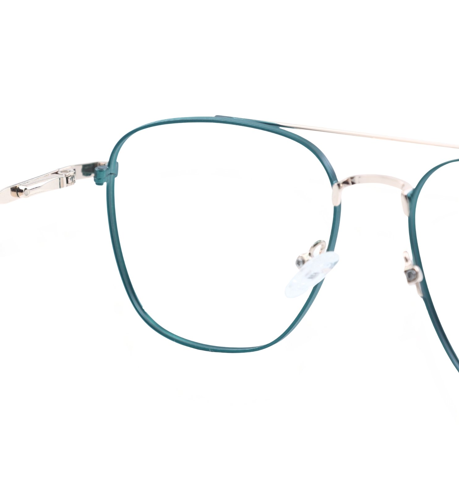 Air Flex Metal Eyeglasses – Lightweight Full Rim Square Frame for Men & Women (Black, Blue, Green)