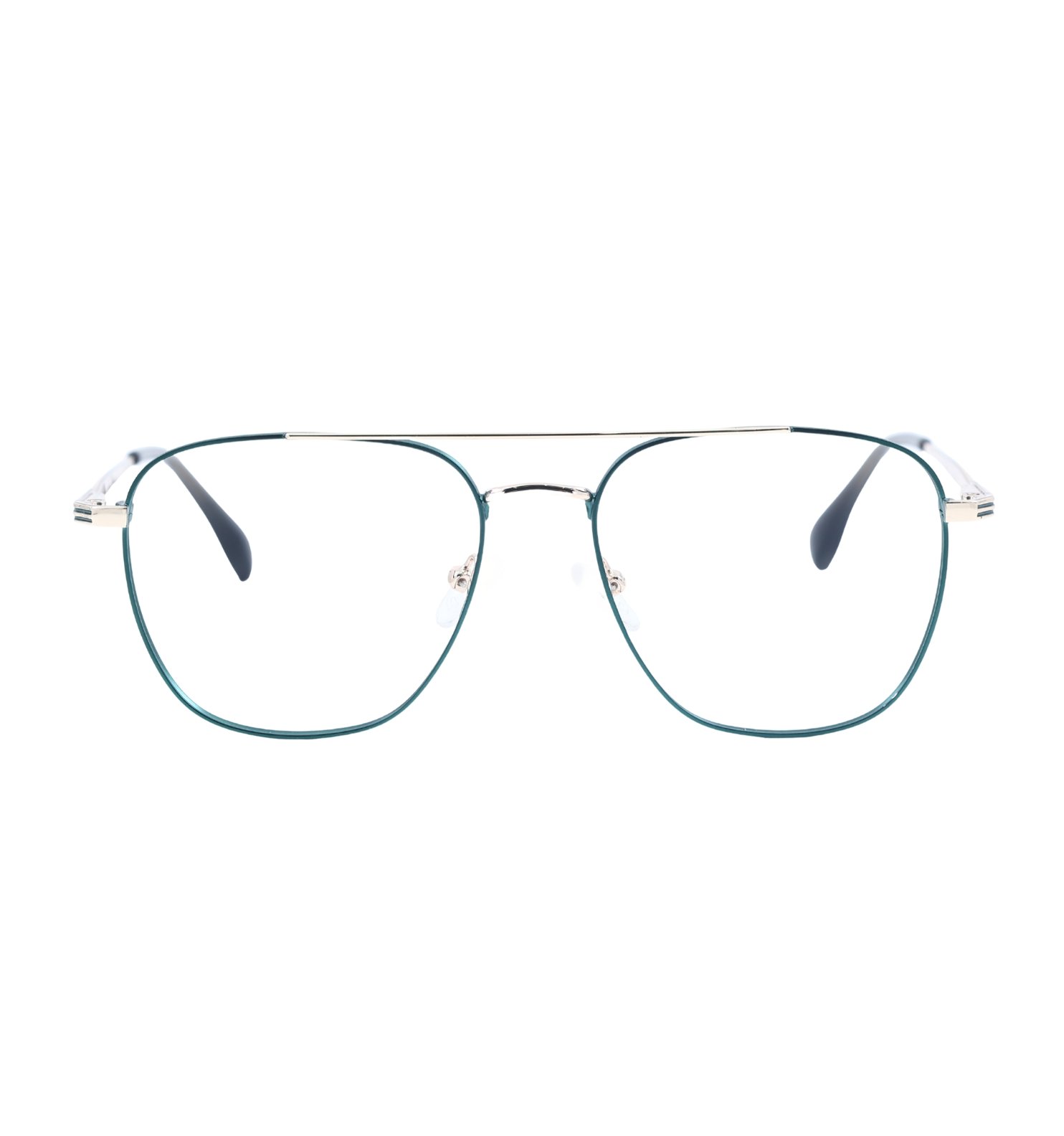 Air Flex Metal Eyeglasses – Lightweight Full Rim Square Frame for Men & Women (Black, Blue, Green)