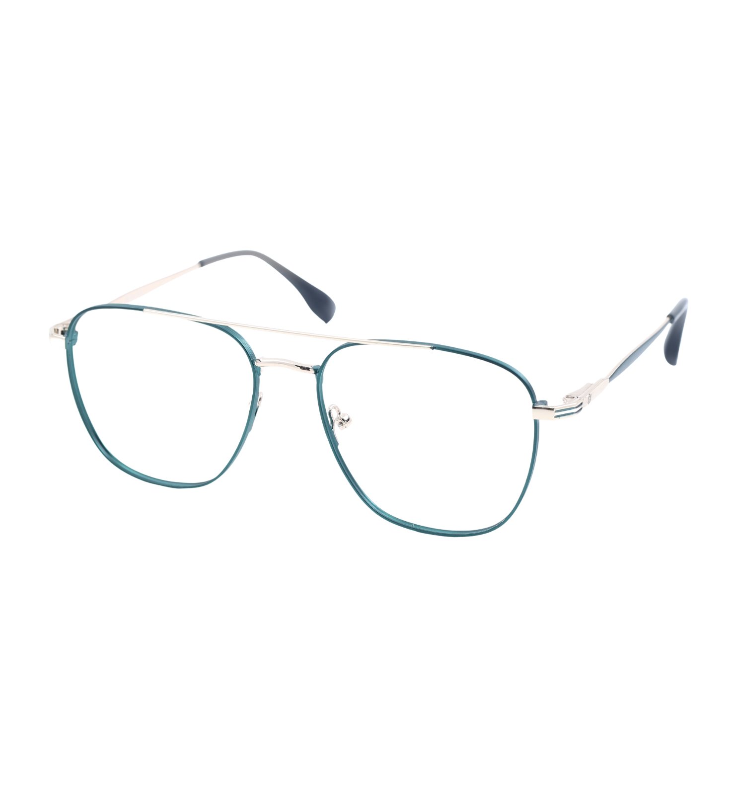 Air Flex Metal Eyeglasses – Lightweight Full Rim Square Frame for Men & Women (Black, Blue, Green)