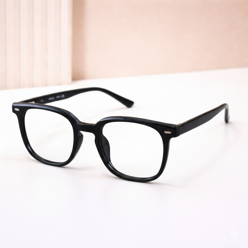 AirFrame Pro Square Eyeglasses for Men | Lightweight & Stylish Optical Frame