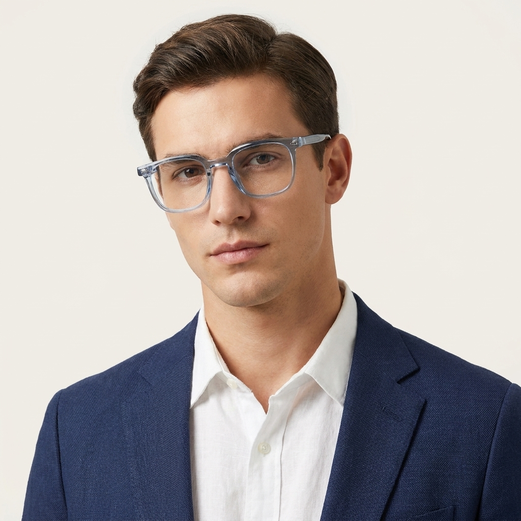 OG AirFrame Pro Square Eyeglasses for Men | Lightweight & Stylish Optical Frame