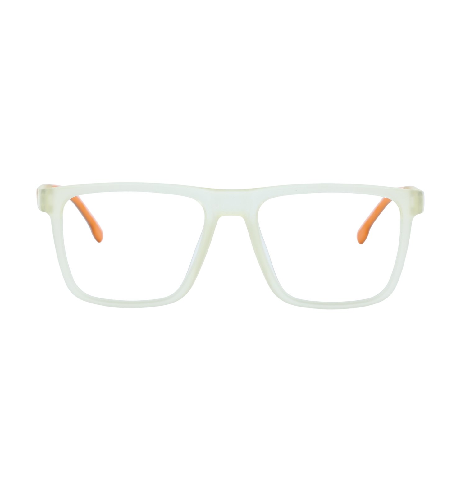 Black Square Active Full Rim Eyeglasses for Men | Sporty Square Frame (Black–Yellow)