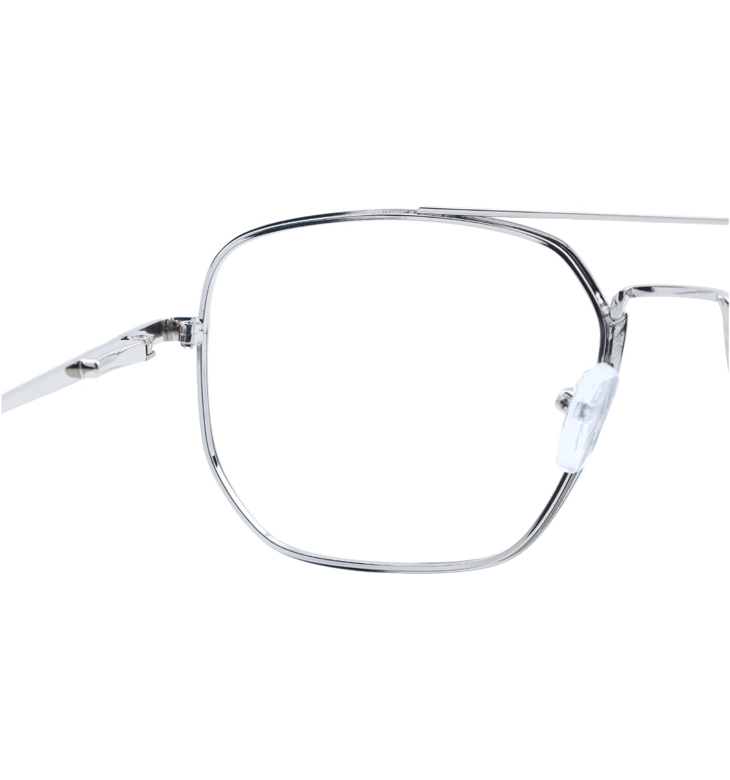 Classic Pilot Full Rim Eyeglasses for Men | Lightweight Metal Frame (Blue & Brown)