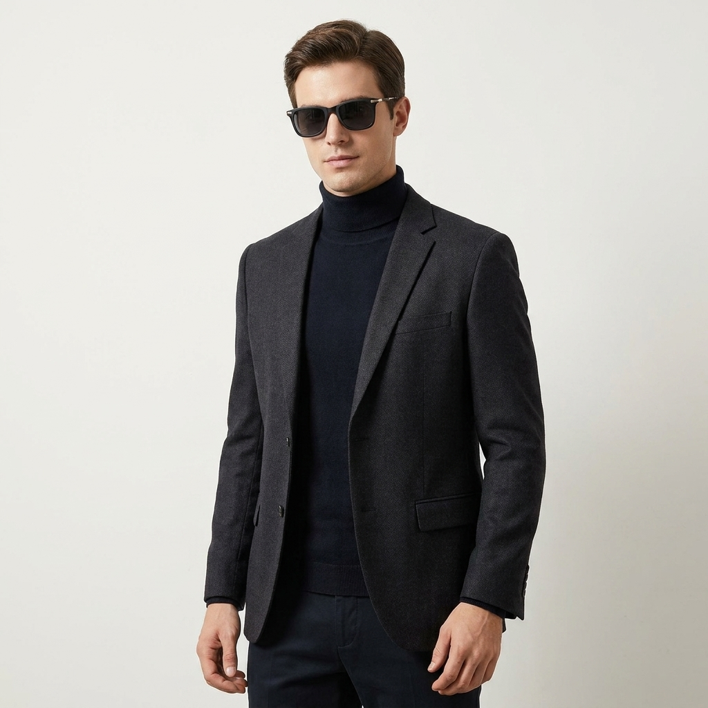 OG Shadow Edge Clip-On | Matte Black Square Magnetic Eyeglasses