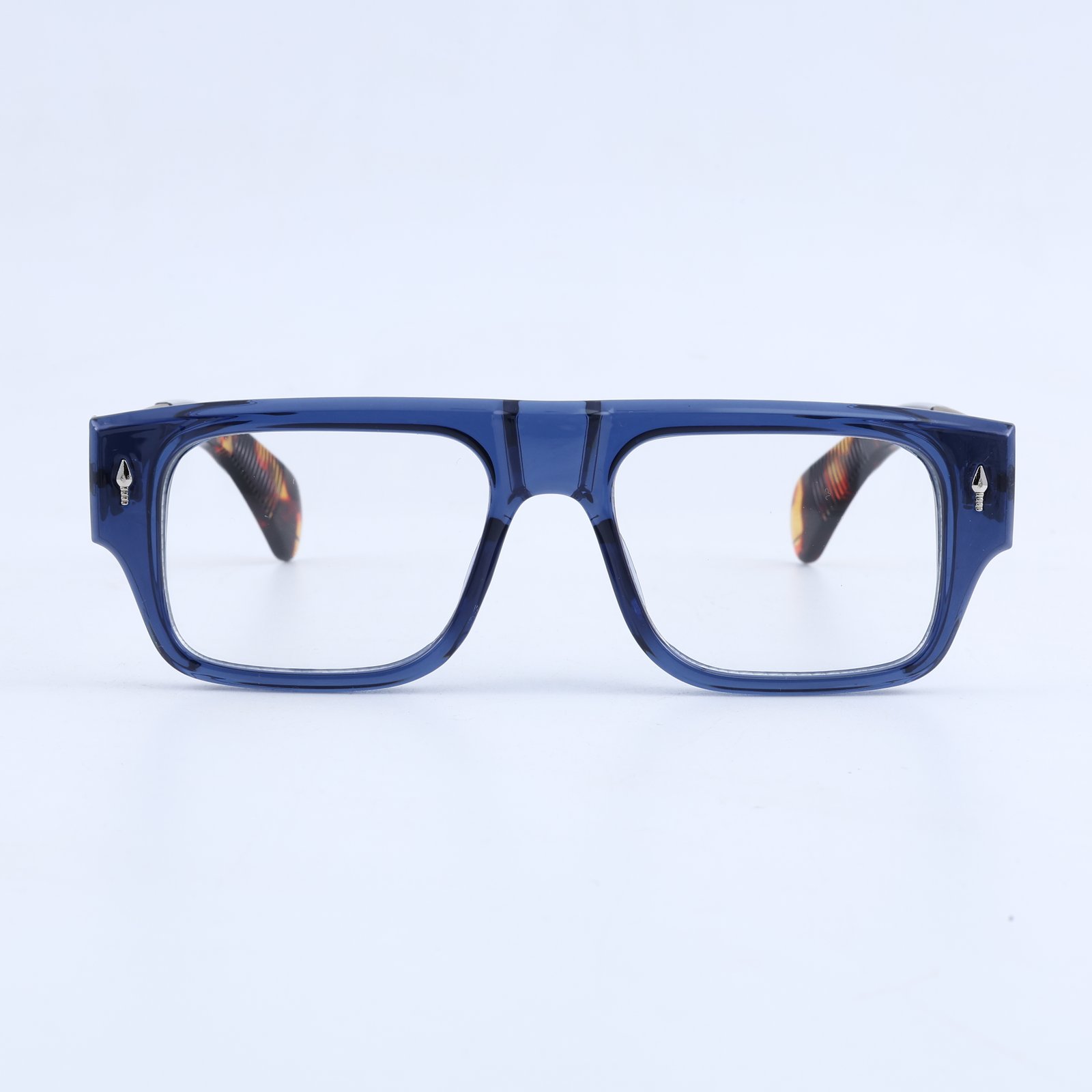 OG Sapphire Heritage Edge | Premium Transparent Square Eyeglasses