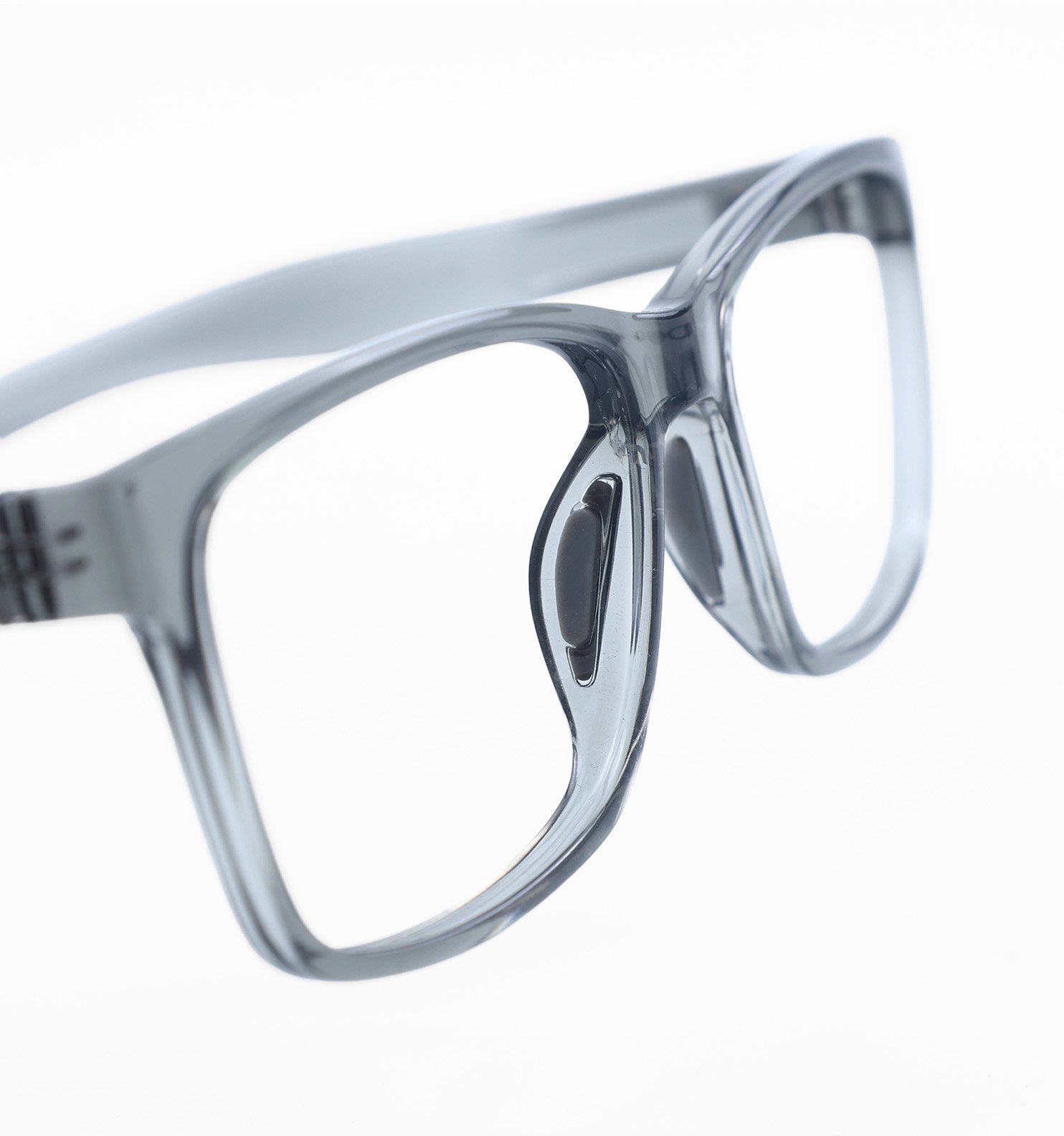 Everyday Square Full Rim Eyeglasses for Men & Women – Blue & Grey Lightweight Frame