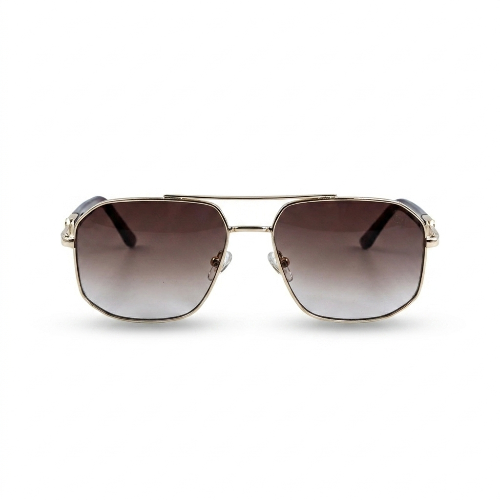 OG Full Rim Metal Wayfarer Sunglasses with UV400 – Classic Street Style Shades