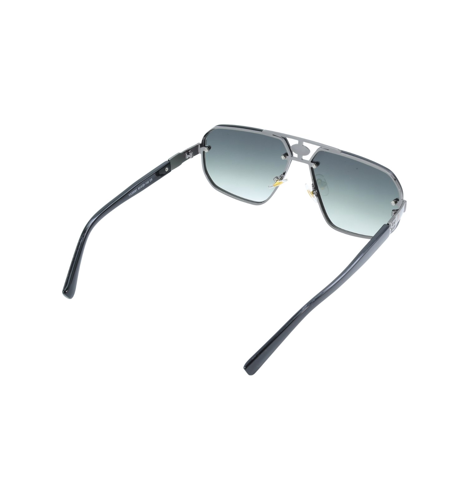 Iconic Full Rim Metal Wayfarer Sunglasses – Timeless Street Style Shades (Black, Blue, Green)