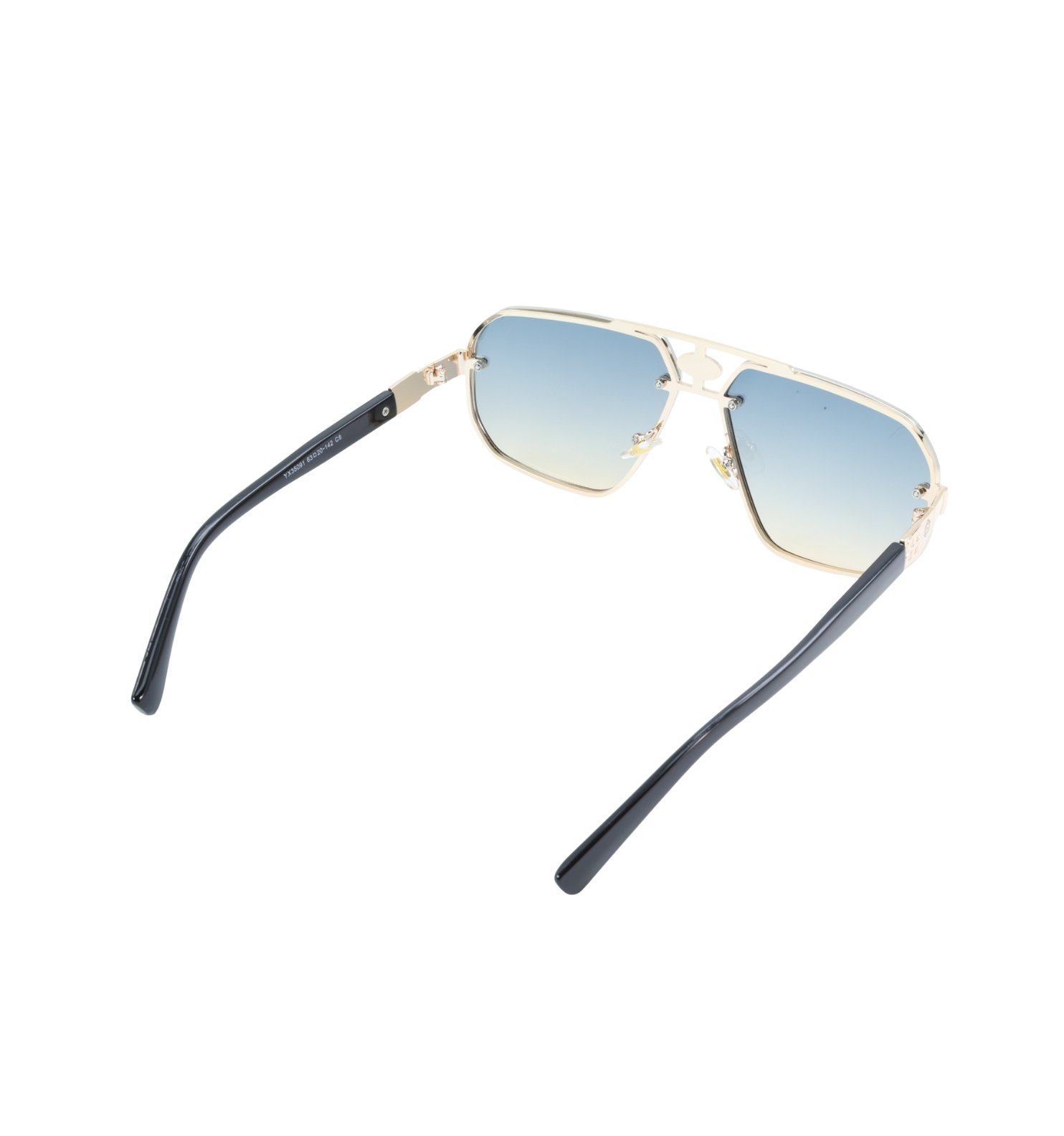 Iconic Full Rim Metal Wayfarer Sunglasses – Timeless Street Style Shades (Black, Blue, Green)