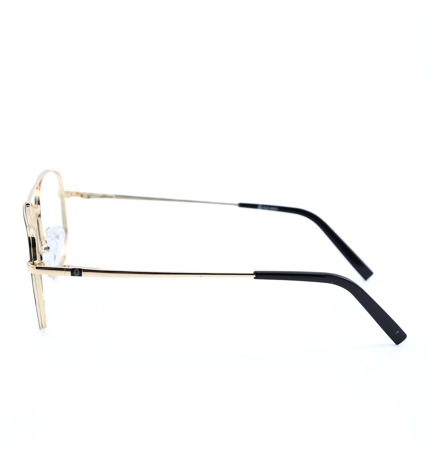 Jet Square Eyewear for Men | Premium Square Optical Frame in Golden & Grey