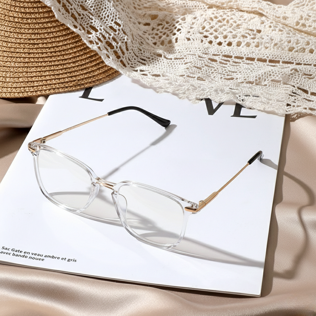 Men’s OG Classic Full Rim Rectangular Eyeglasses | Premium Rectangular Optical Frame