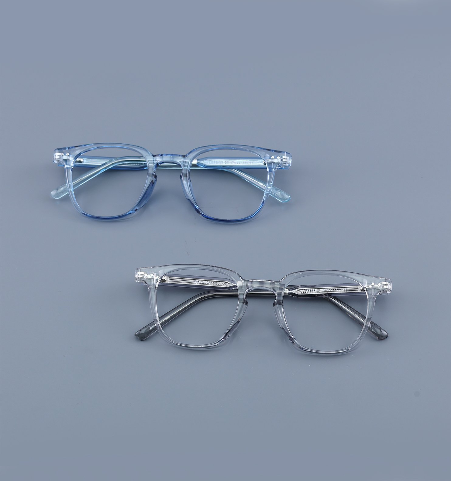 Men’s OG Clearline Full Rim Square Eyeglasses | Transparent Premium Optical Frame