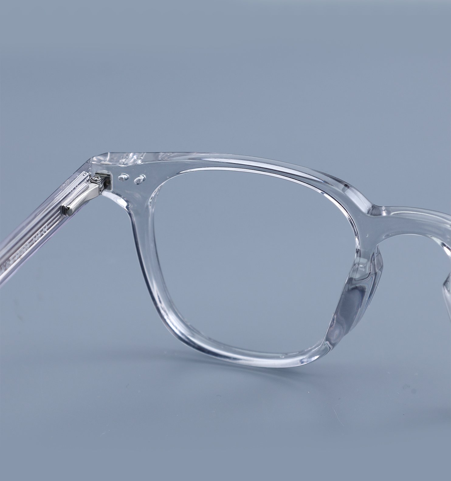 Men’s OG Clearline Full Rim Square Eyeglasses | Transparent Premium Optical Frame