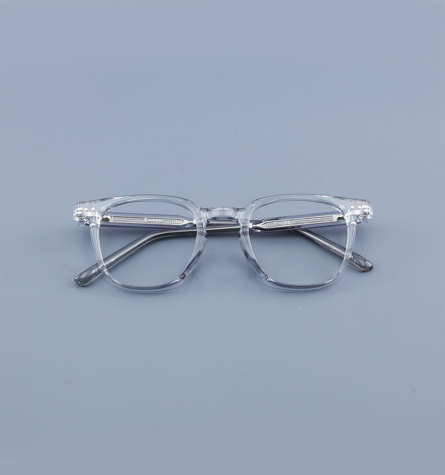 Men’s OG Clearline Full Rim Square Eyeglasses | Transparent Premium Optical Frame