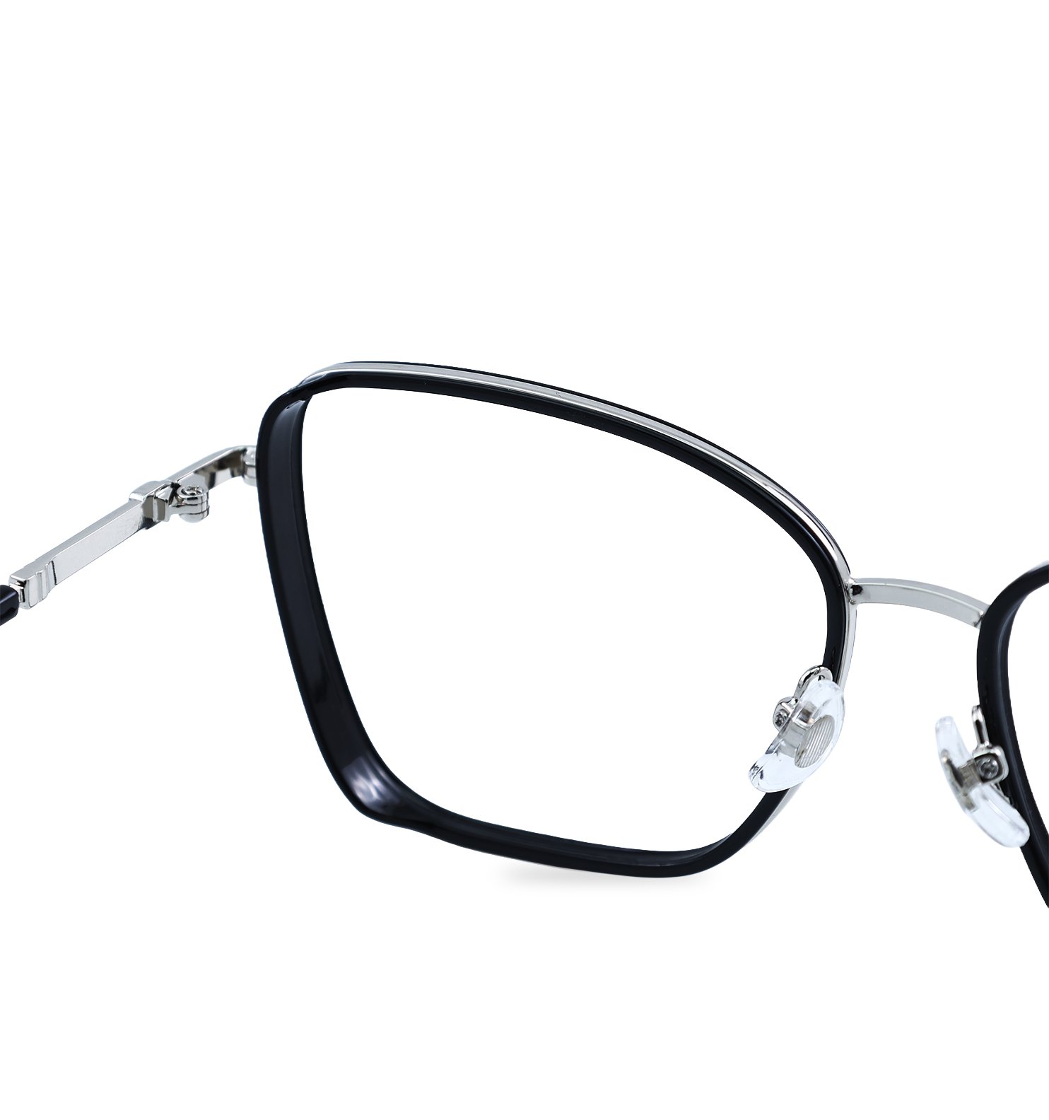 Neo Line Square Frame Women’s Eyeglasses | Stylish & Lightweight Optical Frame for Women | Blue & Black