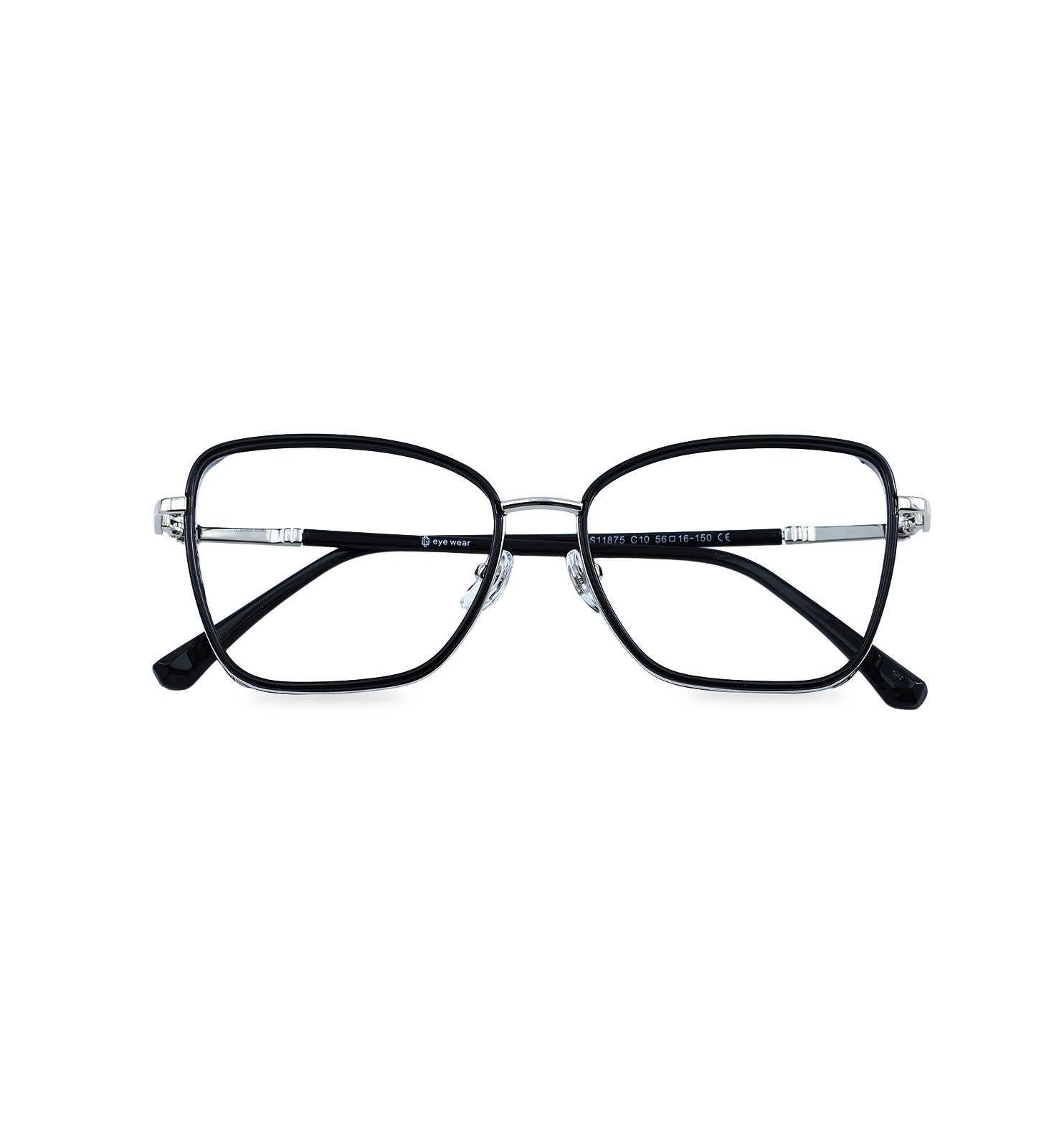 Neo Line Square Frame Women’s Eyeglasses | Stylish & Lightweight Optical Frame for Women | Blue & Black