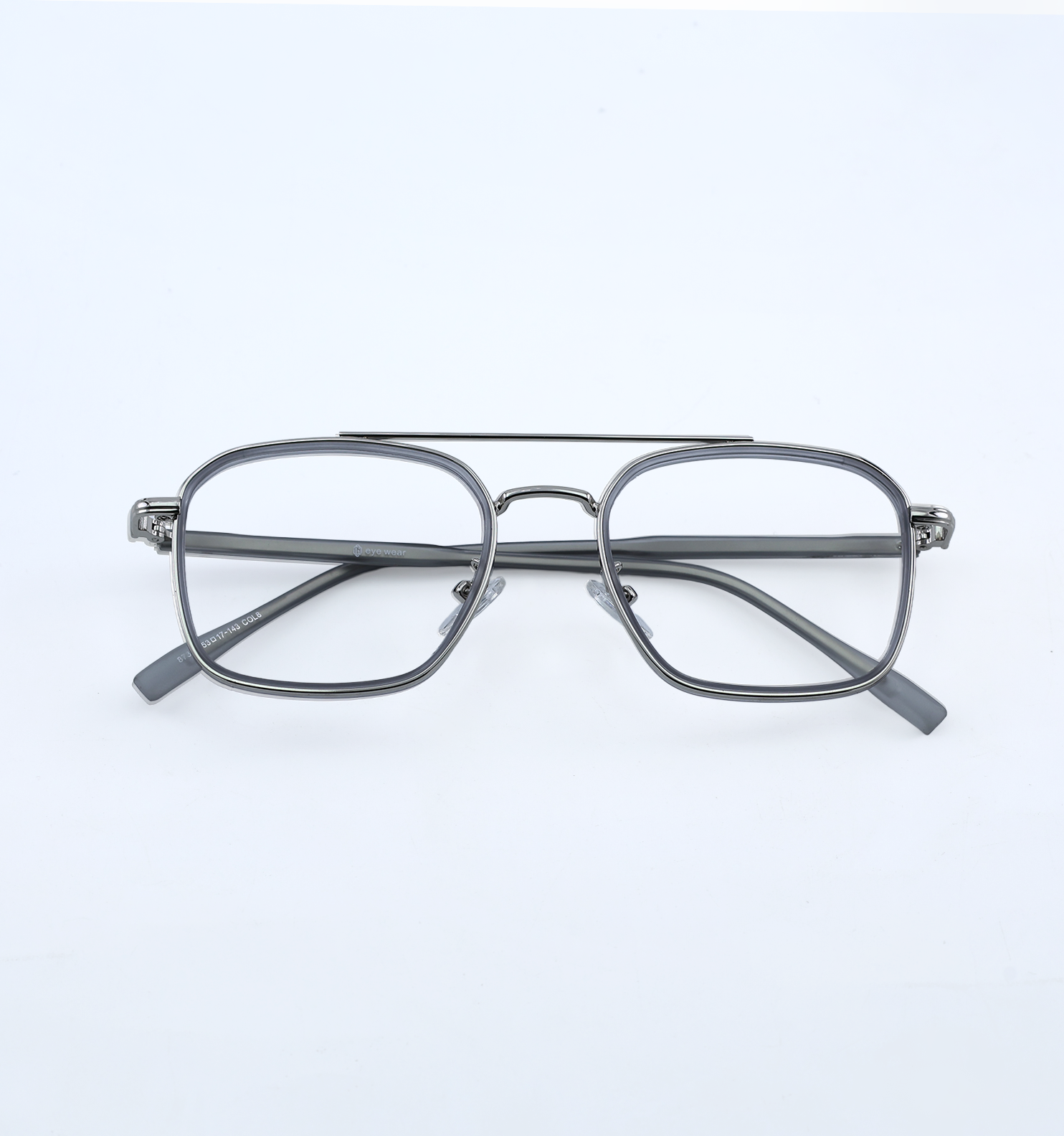 OG Aero Metal Square Eyeglasses for Men | Premium Lightweight Optical Frame